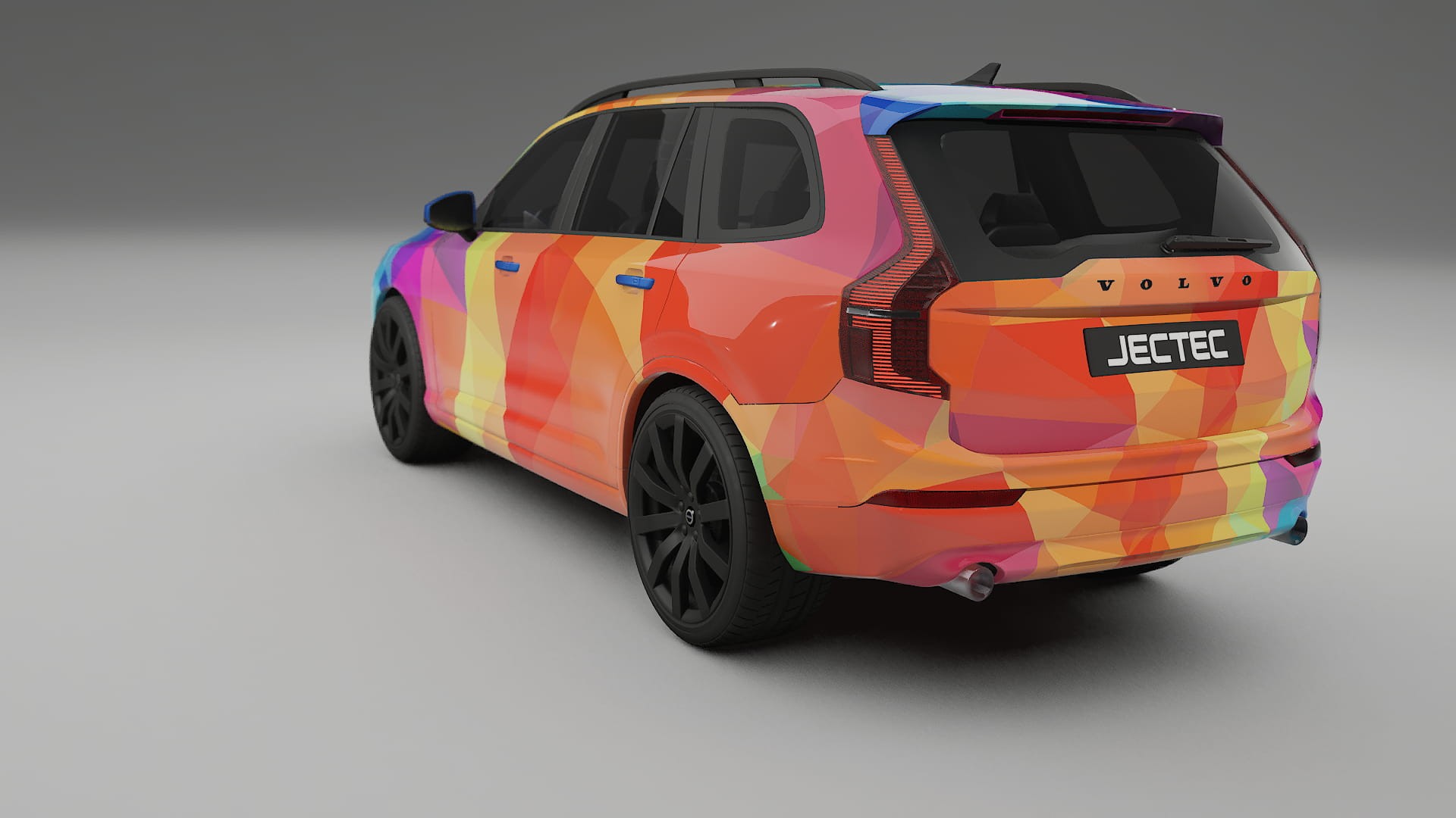 Volvo XC90 SPA VECTOR VIBE – Ontworpen Wrap PPF Kit van Printbaar Polyurethaanfolie