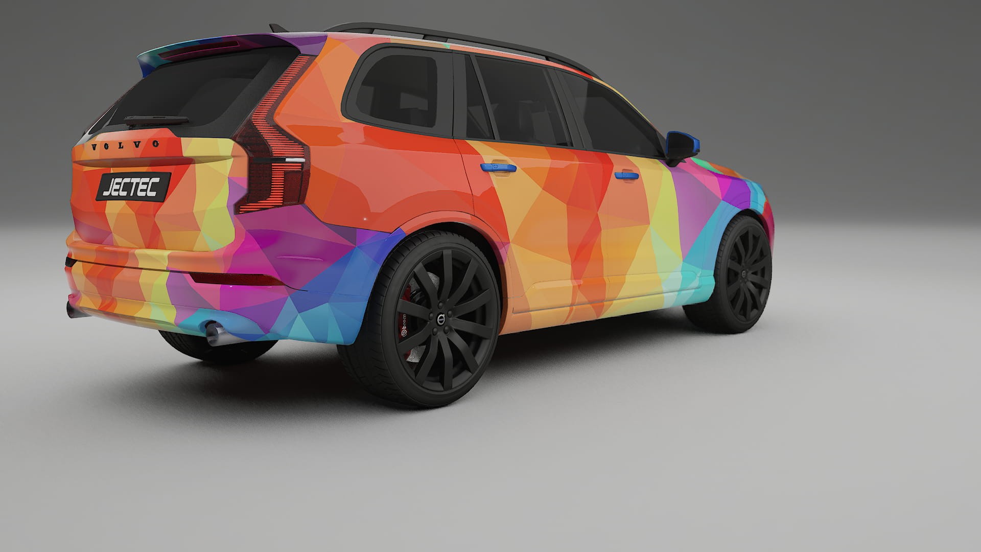 Volvo XC90 SPA VECTOR VIBE – Ontworpen Wrap PPF Kit van Printbaar Polyurethaanfolie