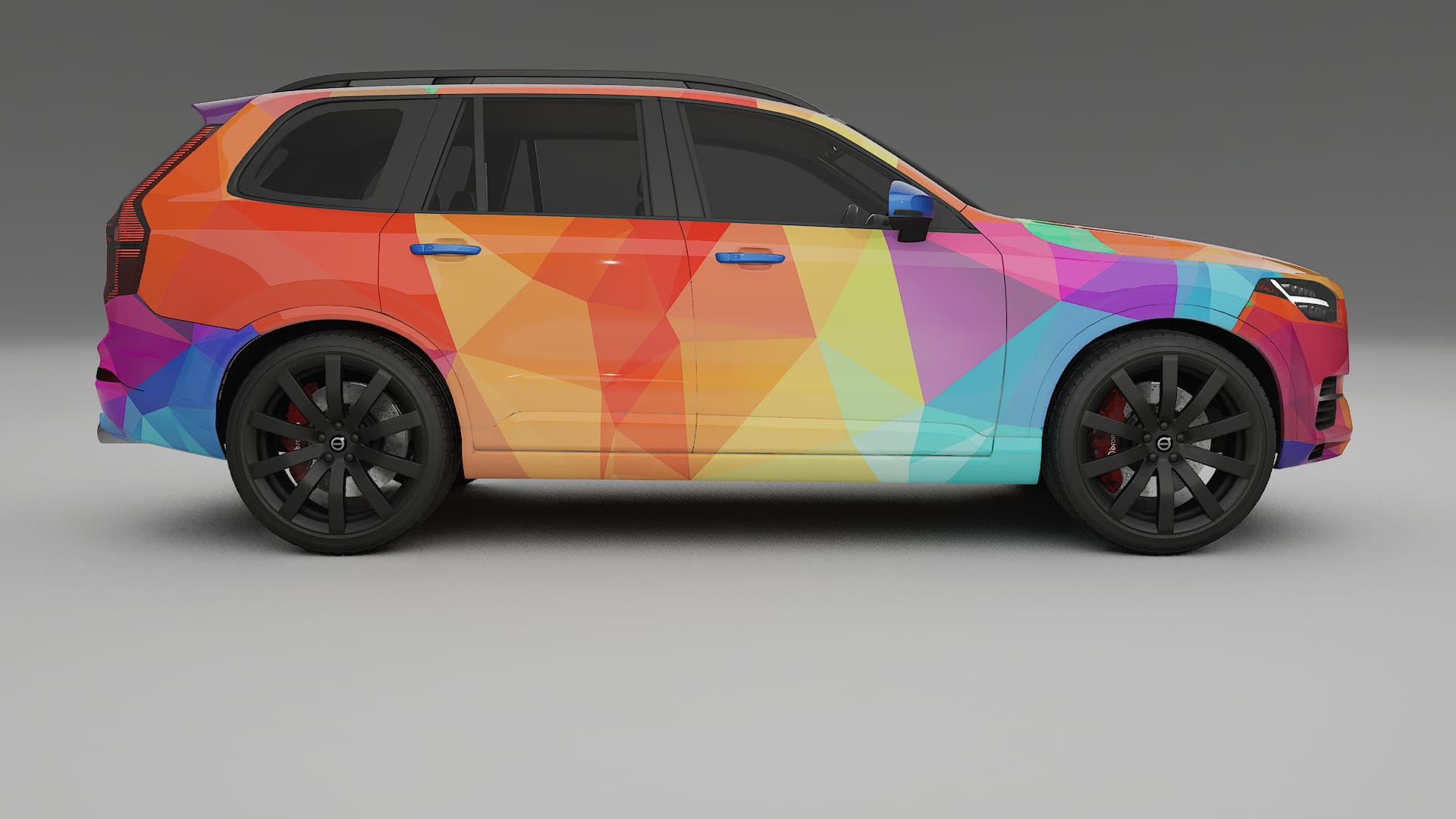 Volvo XC90 SPA VECTOR VIBE – Ontworpen Wrap PPF Kit van Printbaar Polyurethaanfolie