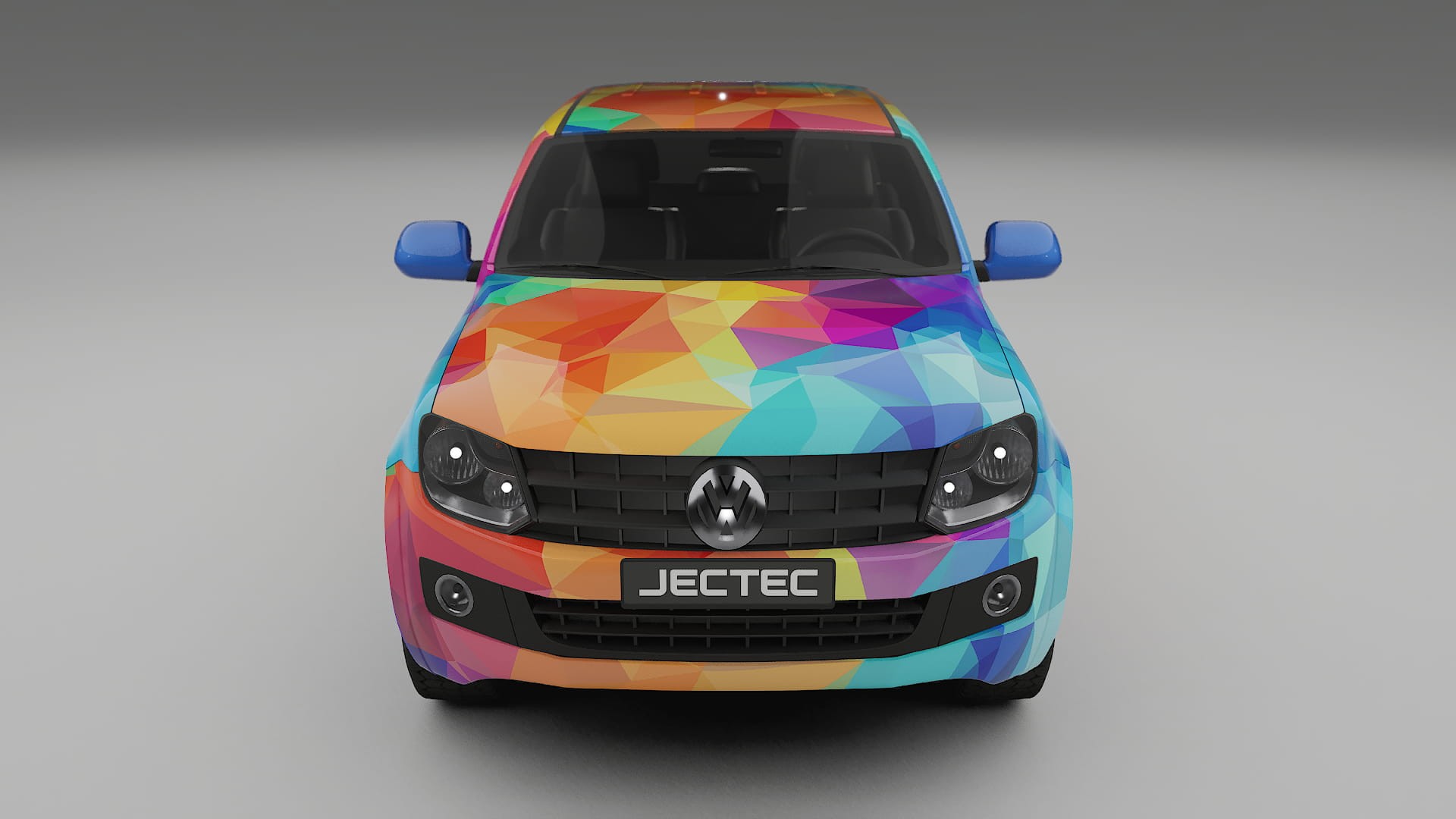 VW Amarok 2H VECTOR VIBE – Ontworpen Wrap PPF Kit van Printbaar Polyurethaanfolie