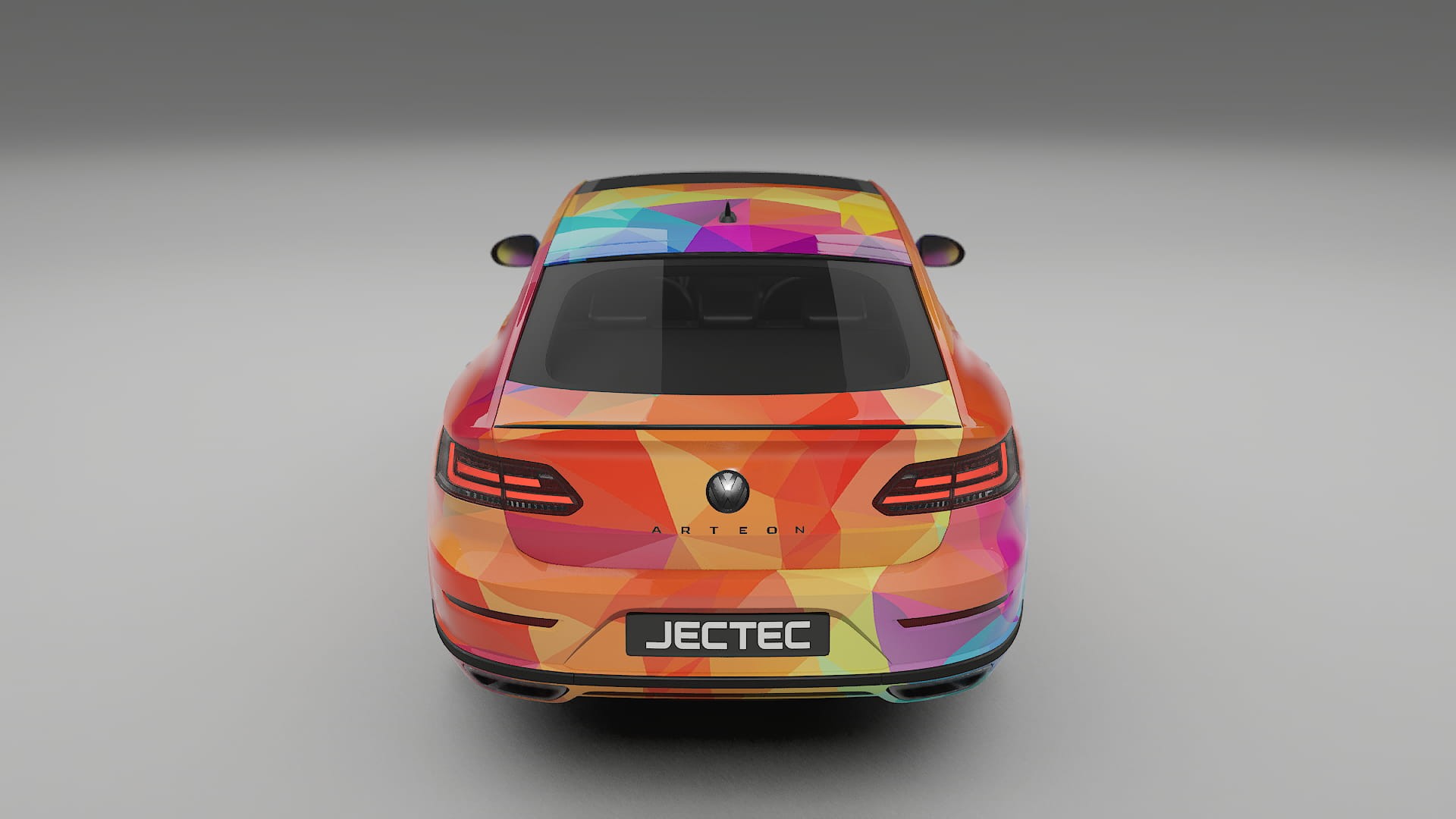 VW Arteon R 3H prefacelift pre-LCI VECTOR VIBE – Ontworpen Wrap PPF Kit van Printbaar Polyurethaanfolie