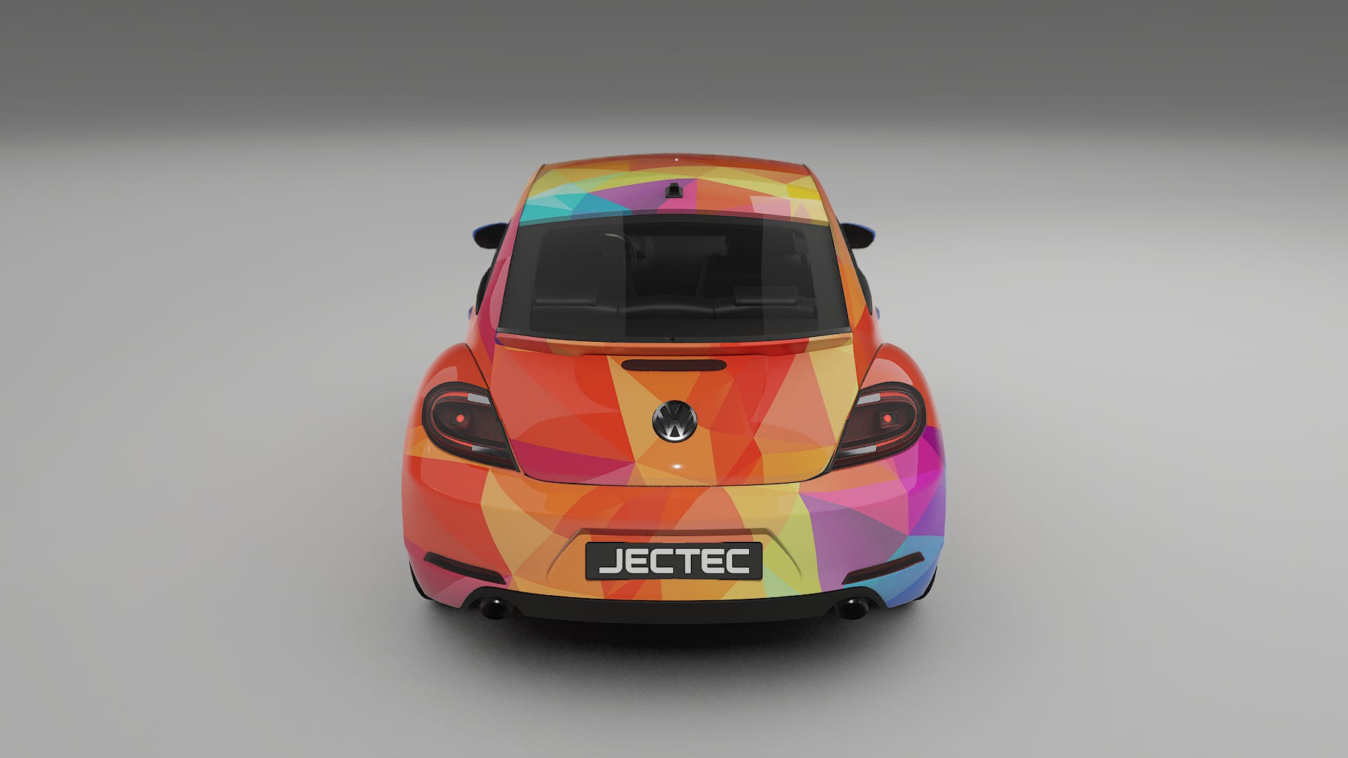 VW Beetle A5 prefacelift pre-LCI VECTOR VIBE – Ontworpen Wrap PPF Kit van Printbaar Polyurethaanfolie
