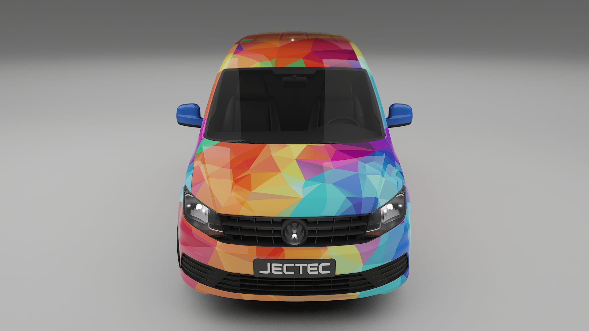 VW Caddy Maxi SB VECTOR VIBE – Ontworpen Wrap PPF Kit van Printbaar Polyurethaanfolie
