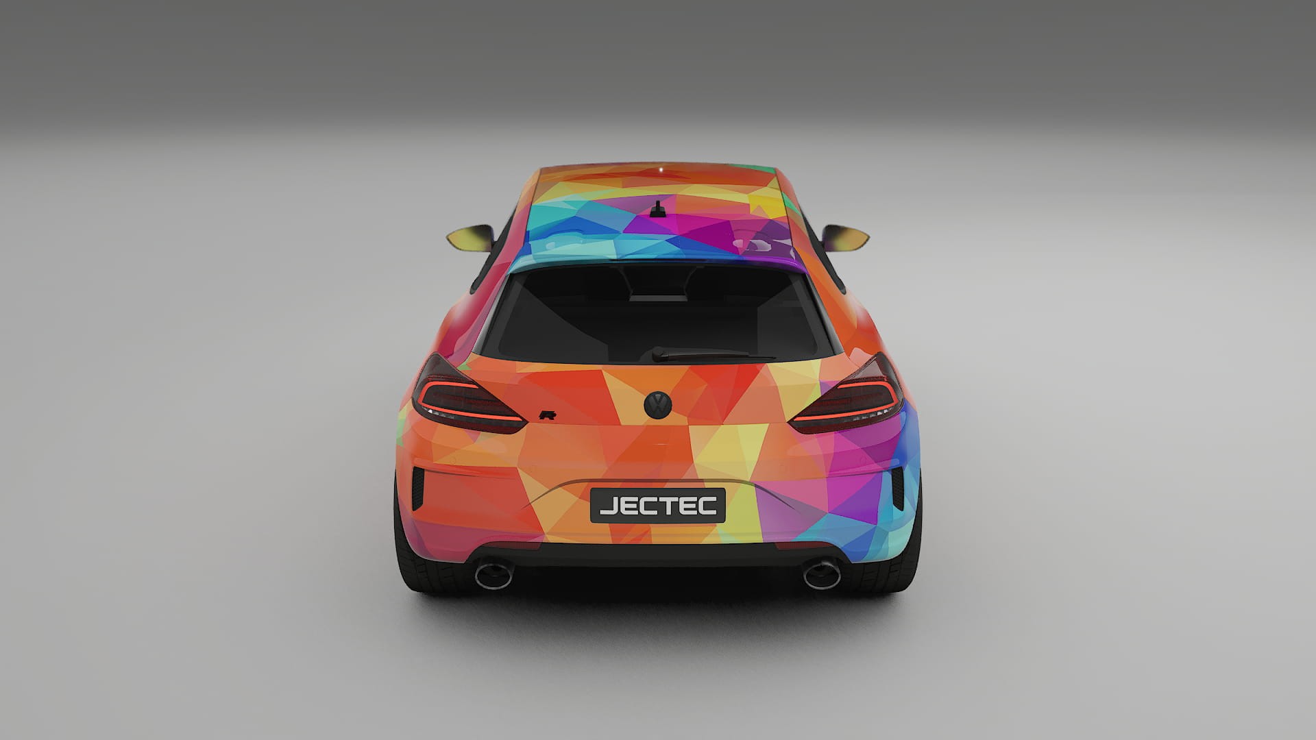 VW Scirocco R III VECTOR VIBE – Ontworpen Wrap PPF Kit van Printbaar Polyurethaanfolie