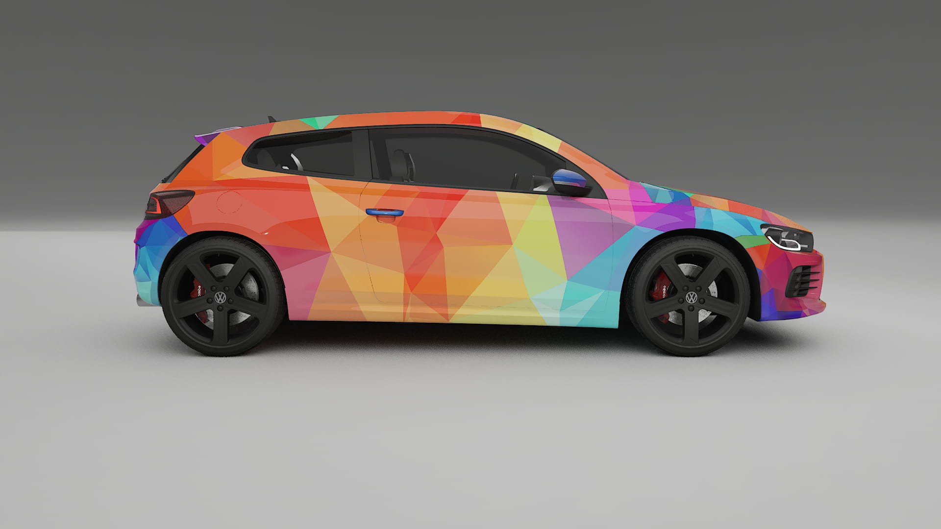 VW Scirocco R III VECTOR VIBE – Ontworpen Wrap PPF Kit van Printbaar Polyurethaanfolie