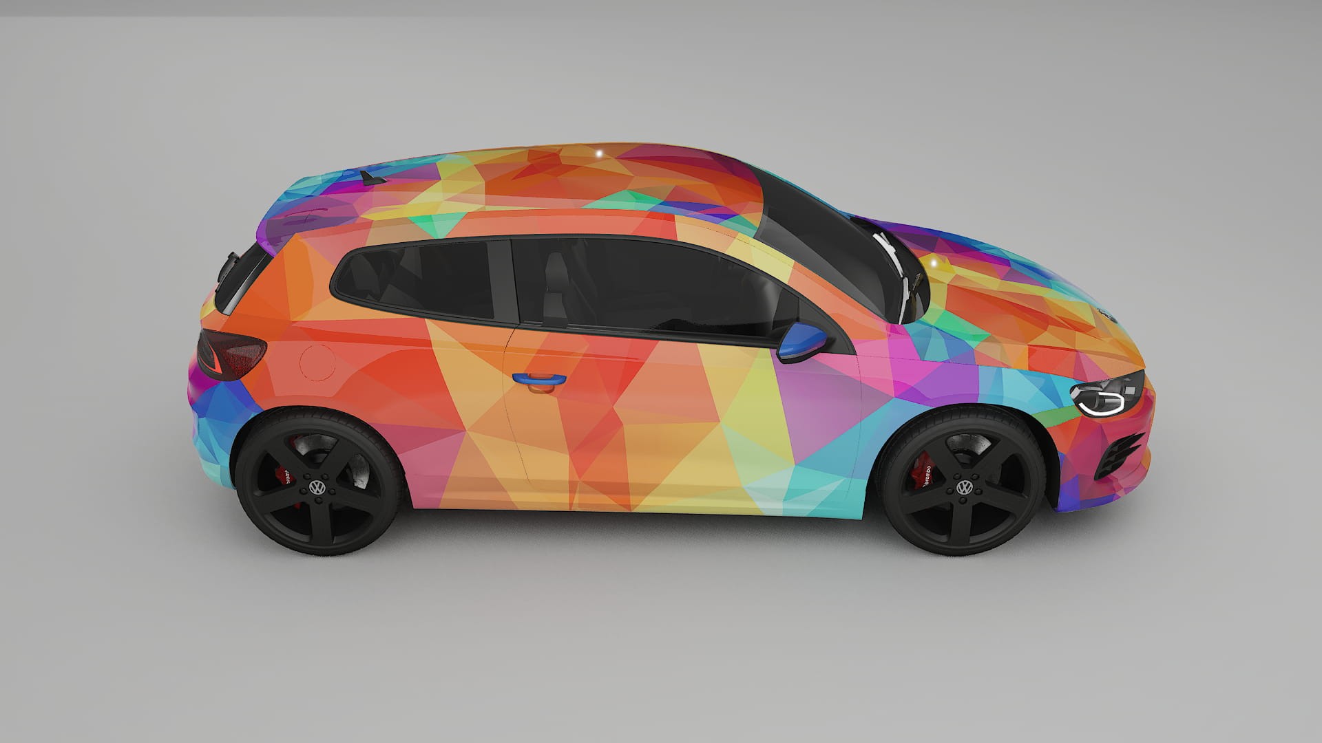 VW Scirocco R III VECTOR VIBE – Ontworpen Wrap PPF Kit van Printbaar Polyurethaanfolie