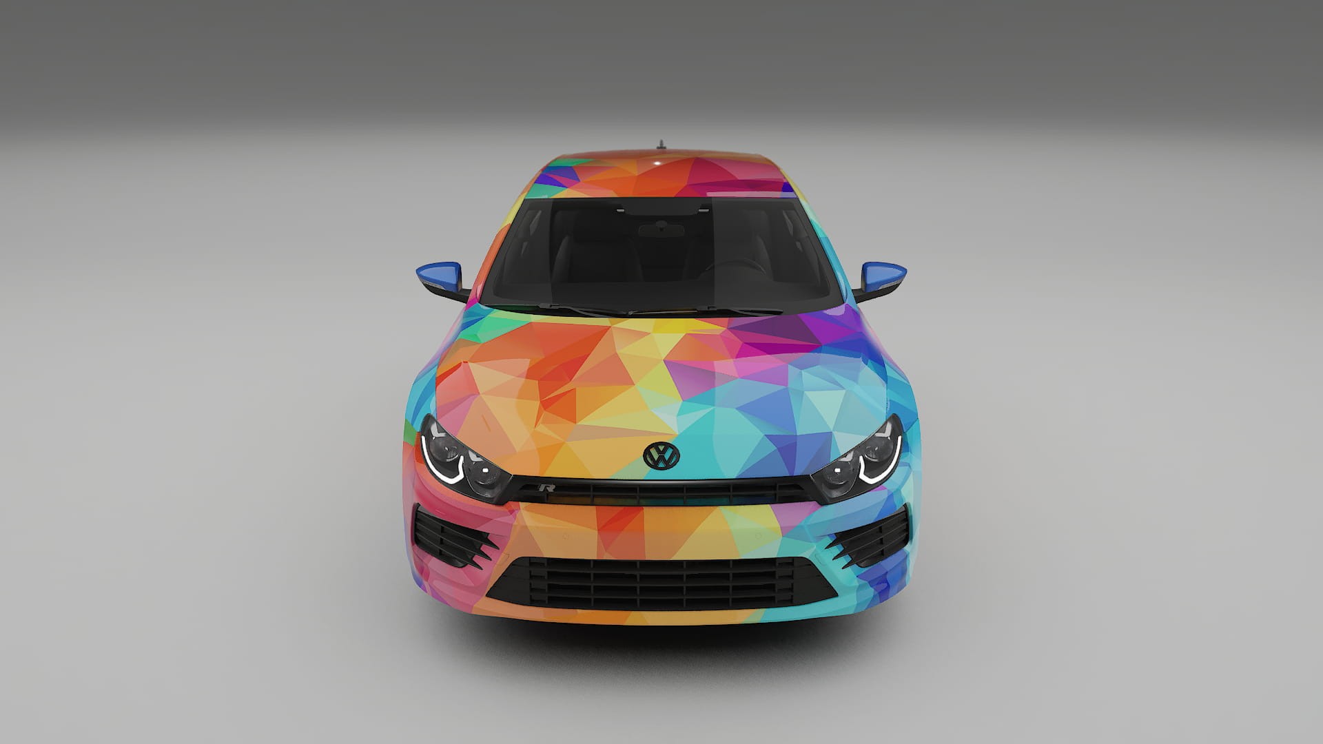 VW Scirocco R III VECTOR VIBE – Ontworpen Wrap PPF Kit van Printbaar Polyurethaanfolie