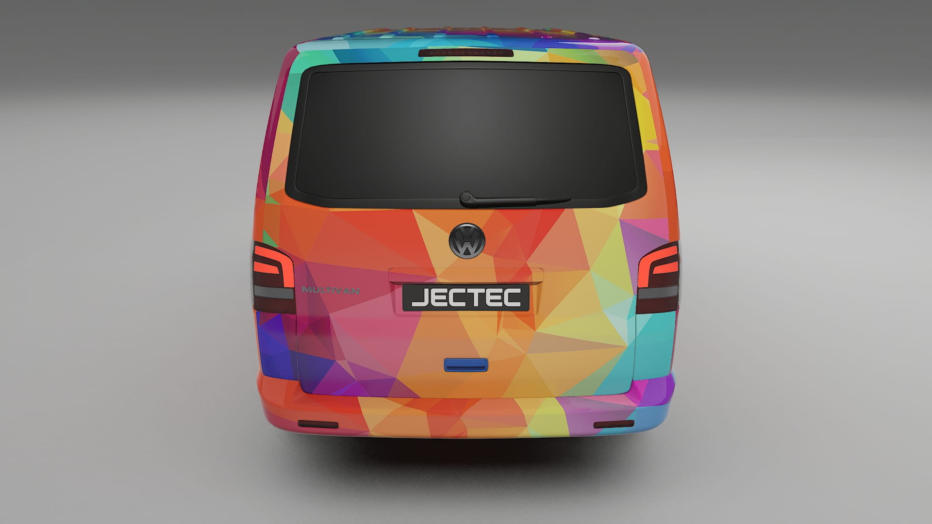 VW Transporter T5 Caravelle VECTOR VIBE – Ontworpen Wrap PPF Kit van Printbaar Polyurethaanfolie