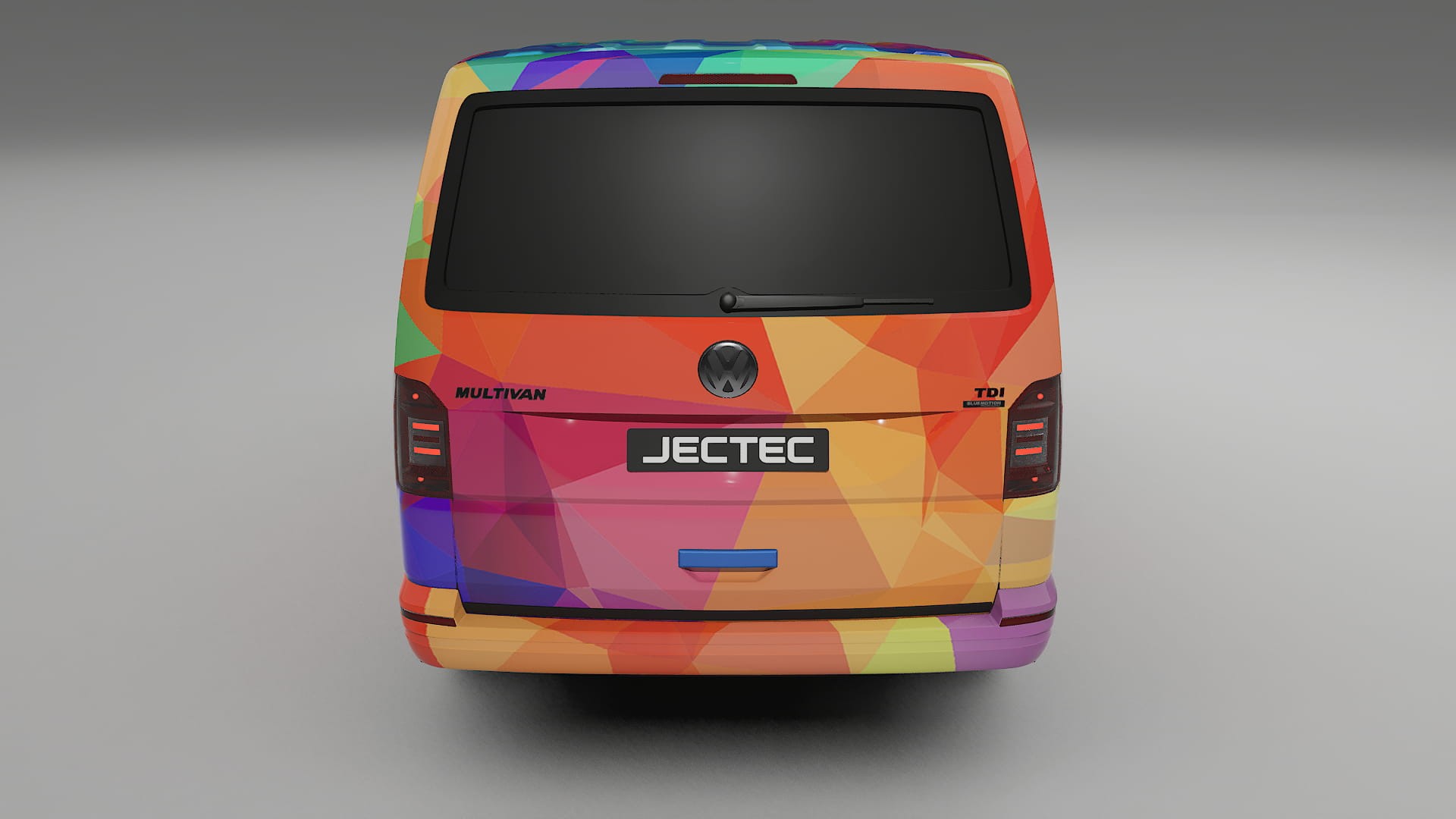 VW Transporter T6 Multivan VECTOR VIBE – Ontworpen Wrap PPF Kit van Printbaar Polyurethaanfolie
