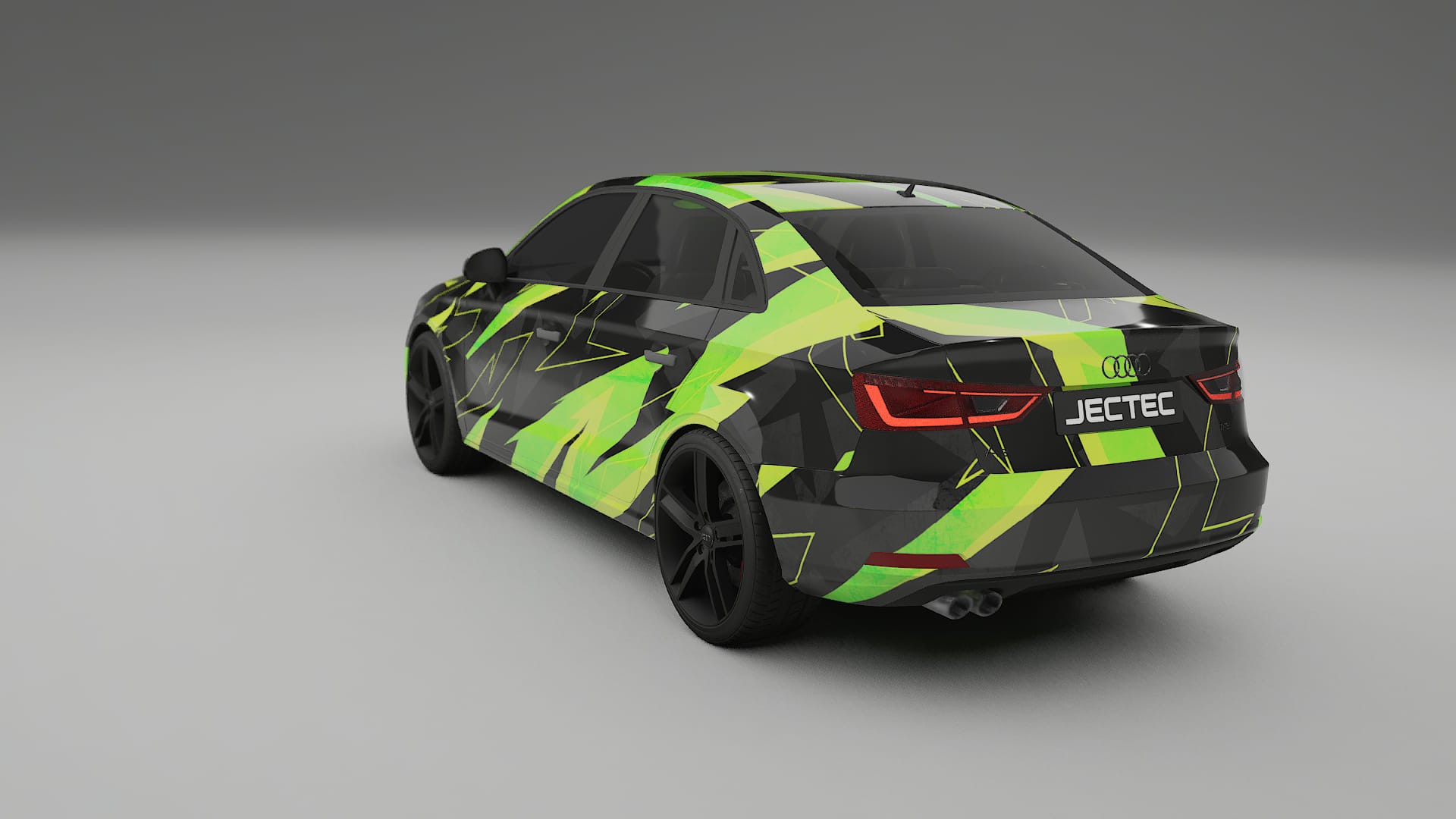 Audi A3 8V sedan prefacelift pre-LCI NINJA TURTLES – Ontworpen Wrap PPF Kit van Printbaar Polyurethaanfolie