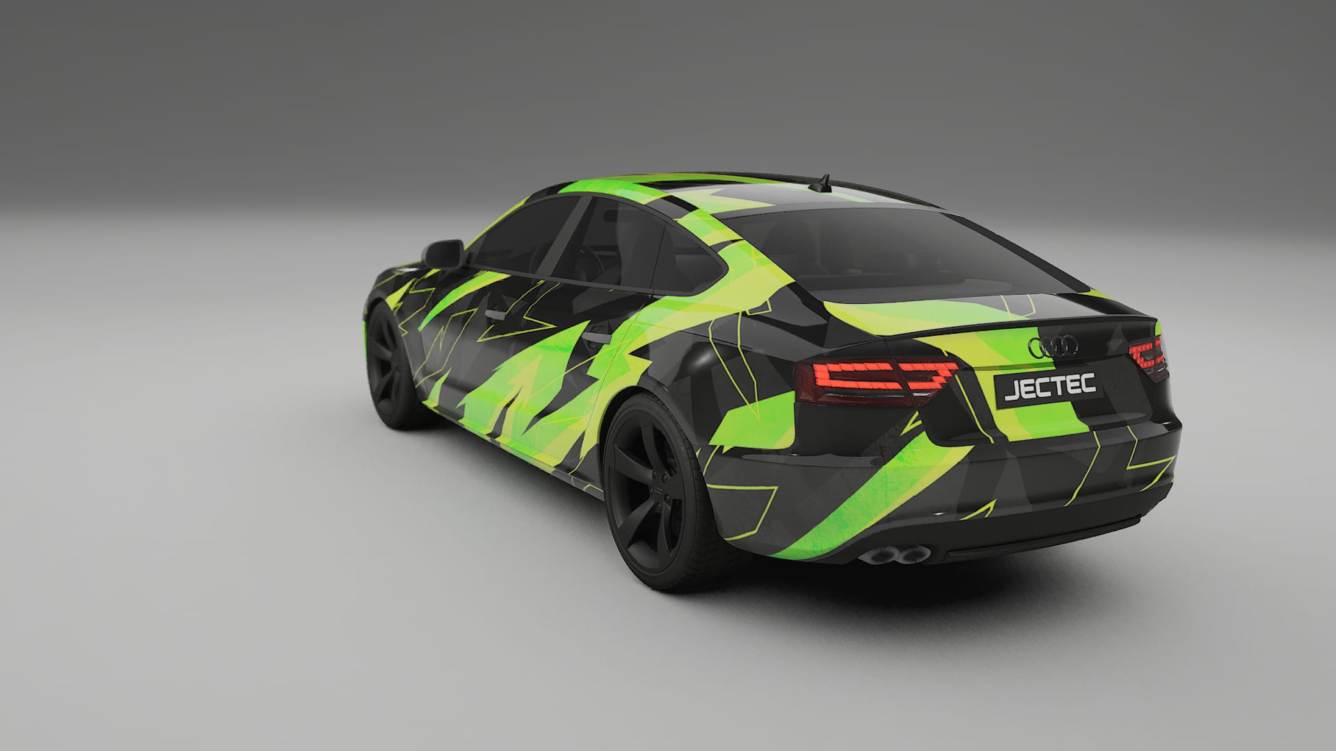 Audi A5 8T Sportback prefacelift pre-LCI NINJA TURTLES – Ontworpen Wrap PPF Kit van Printbaar Polyurethaanfolie