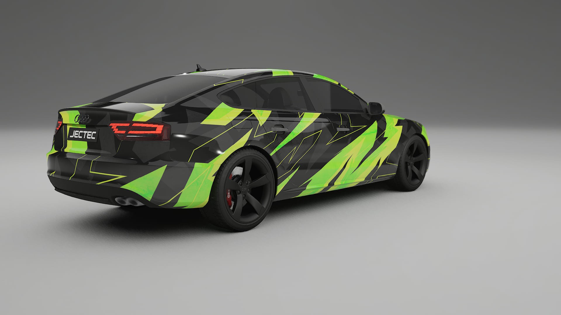 Audi A5 8T Sportback prefacelift pre-LCI NINJA TURTLES – Ontworpen Wrap PPF Kit van Printbaar Polyurethaanfolie