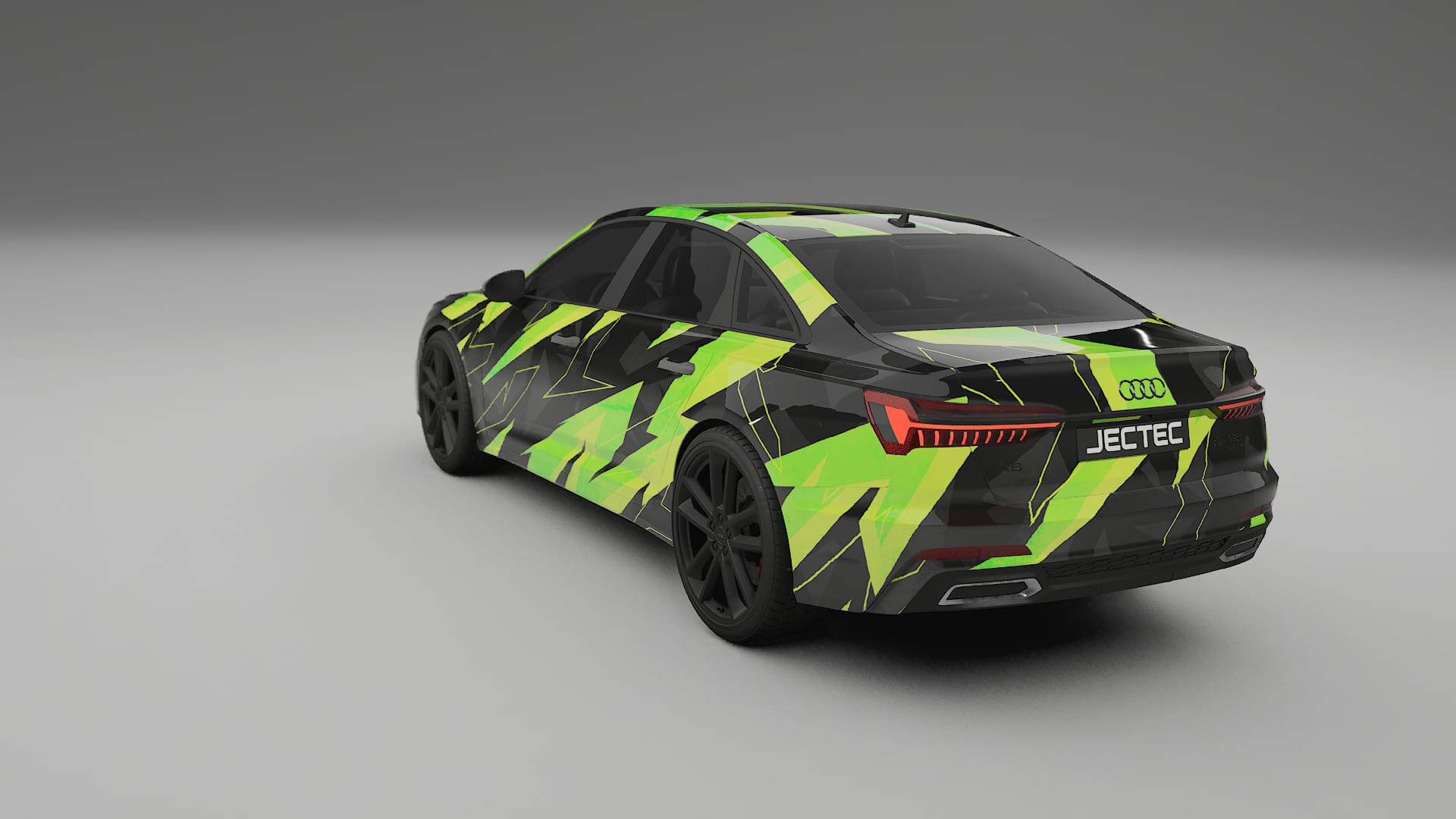 Audi A6 S-Line C8 NINJA TURTLES – Ontworpen Wrap PPF Kit van Printbaar Polyurethaanfolie