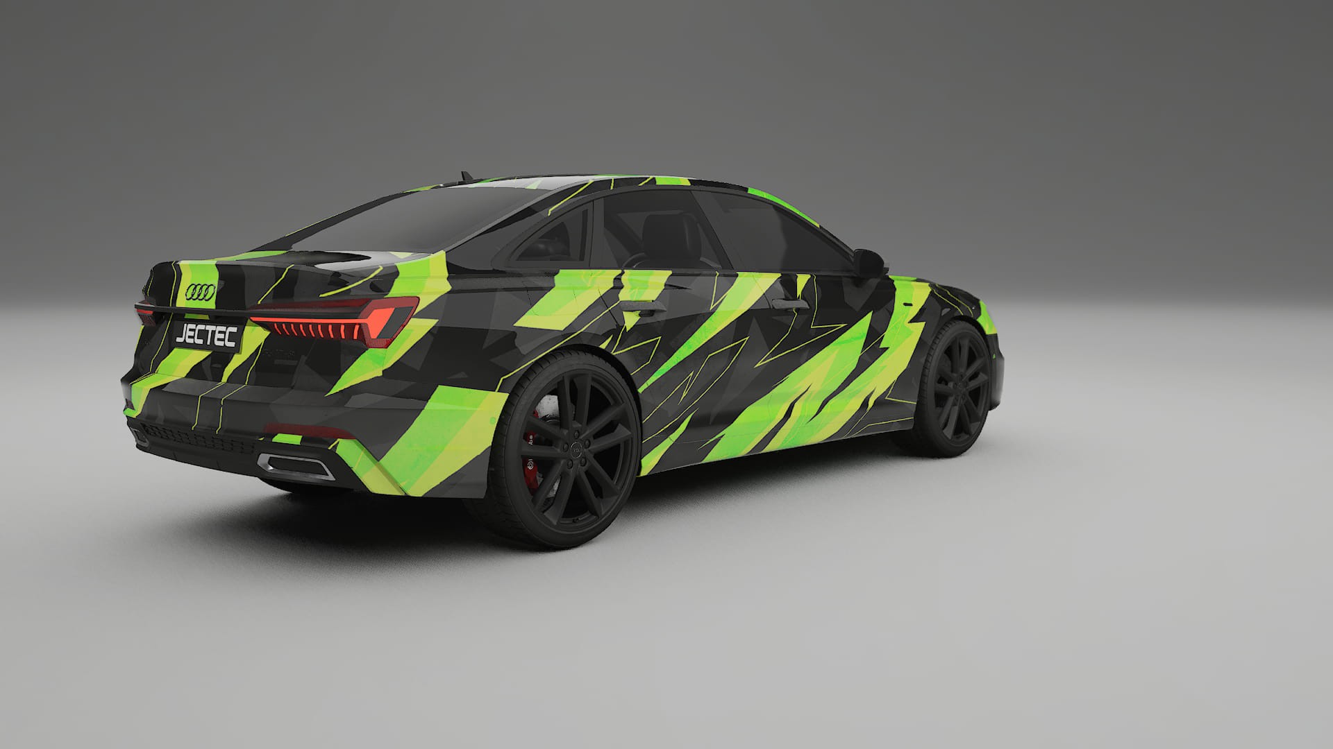 Audi A6 S-Line C8 NINJA TURTLES – Ontworpen Wrap PPF Kit van Printbaar Polyurethaanfolie