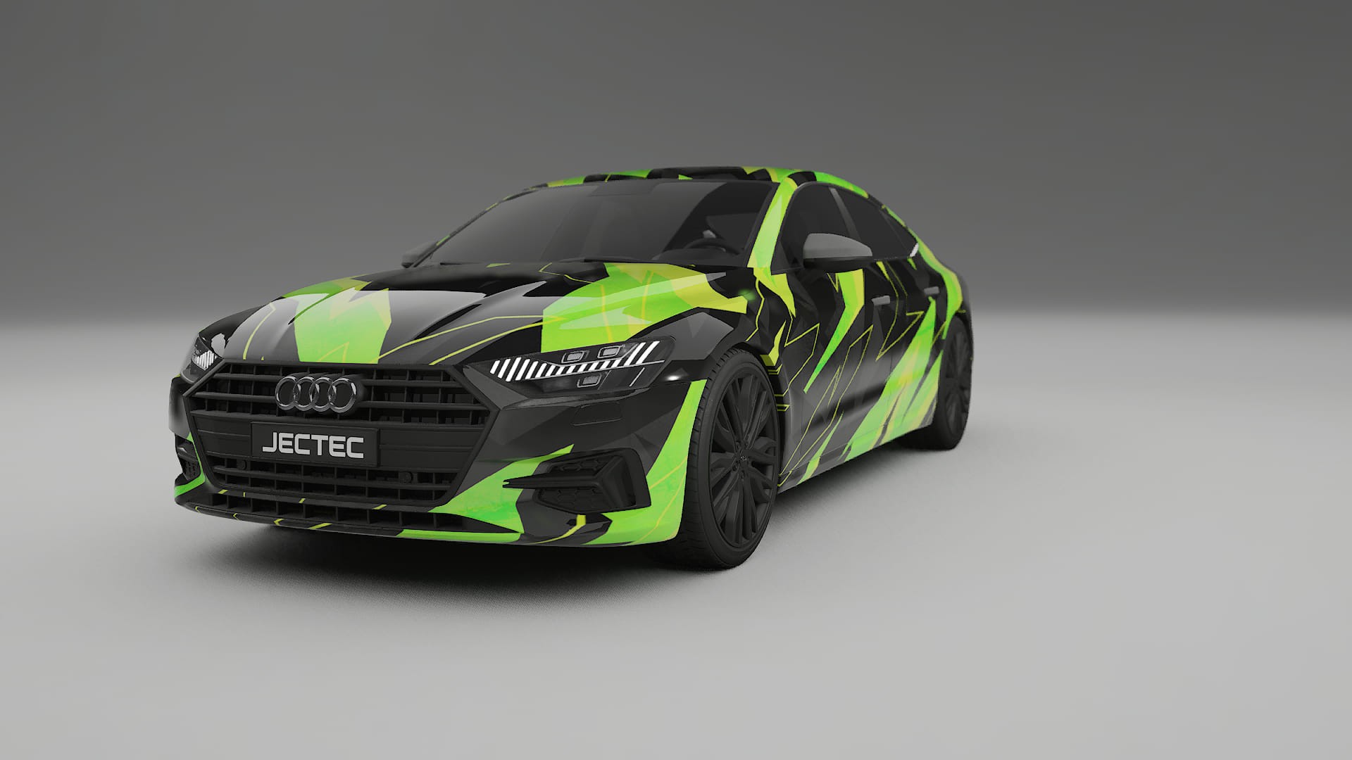 Audi A7 C8 Sportback prefacelift pre-LCI NINJA TURTLES – Ontworpen Wrap PPF Kit van Printbaar Polyurethaanfolie