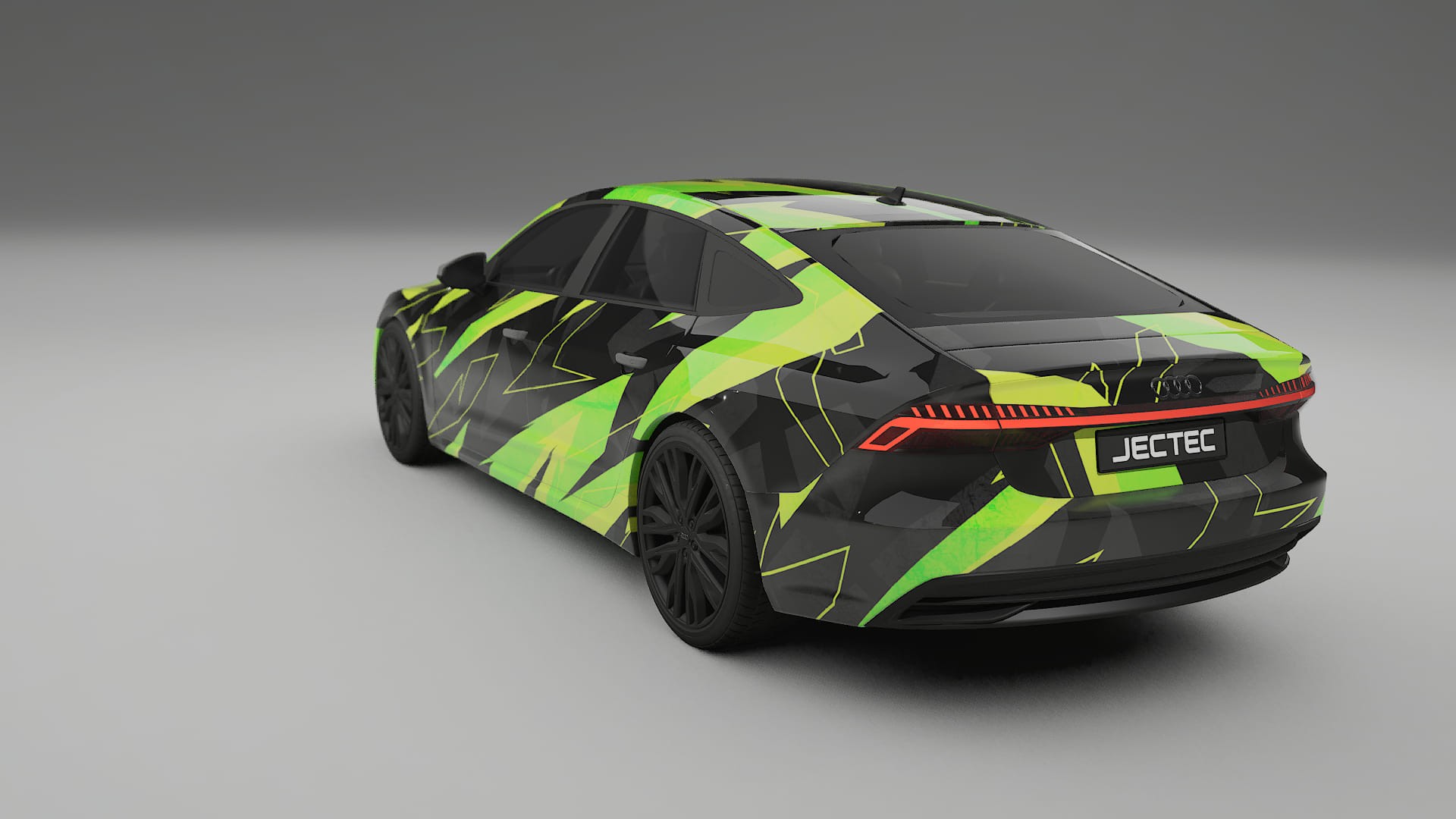 Audi A7 C8 Sportback prefacelift pre-LCI NINJA TURTLES – Ontworpen Wrap PPF Kit van Printbaar Polyurethaanfolie