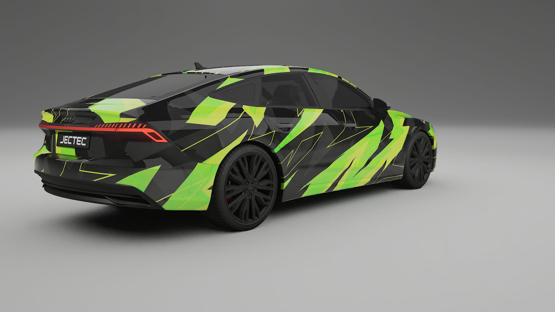 Audi A7 C8 Sportback prefacelift pre-LCI NINJA TURTLES – Ontworpen Wrap PPF Kit van Printbaar Polyurethaanfolie