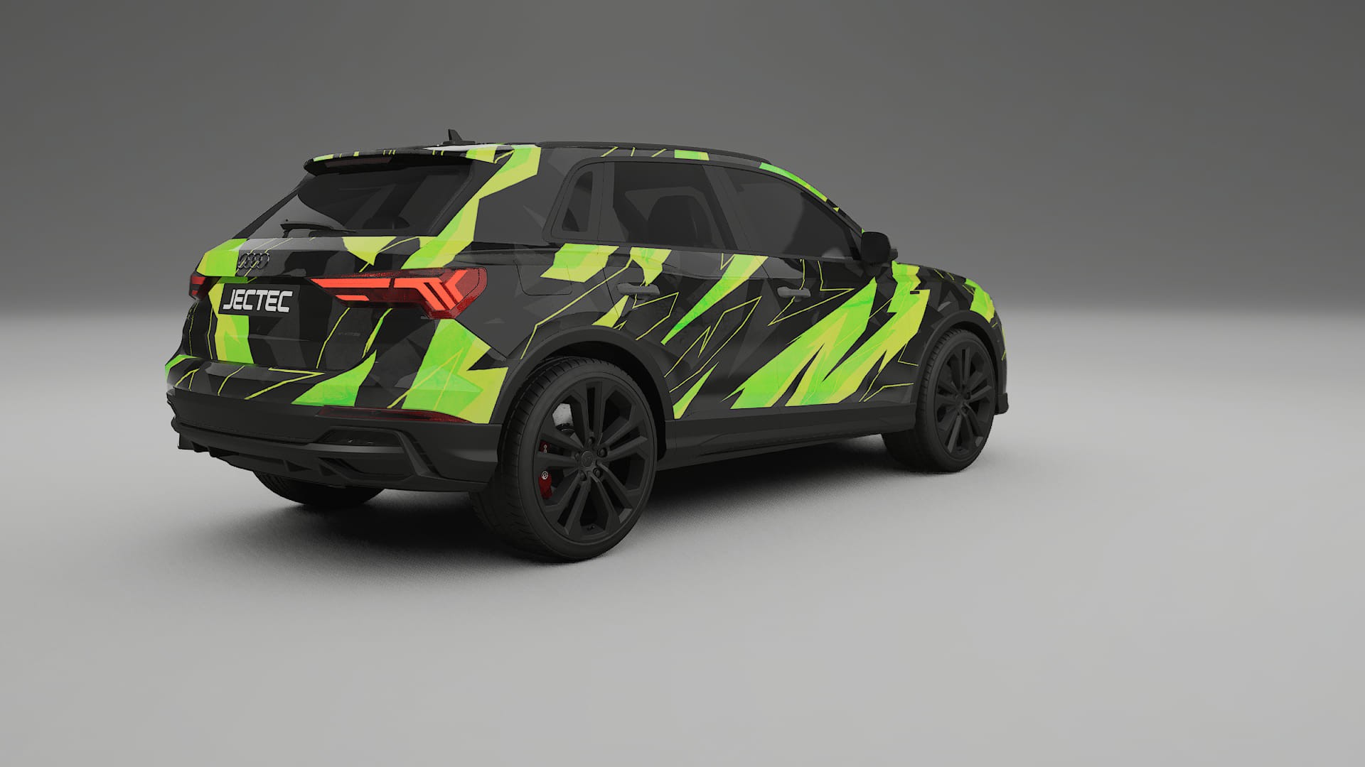Audi Q3 S-Line F3 NINJA TURTLES – Ontworpen Wrap PPF Kit van Printbaar Polyurethaanfolie