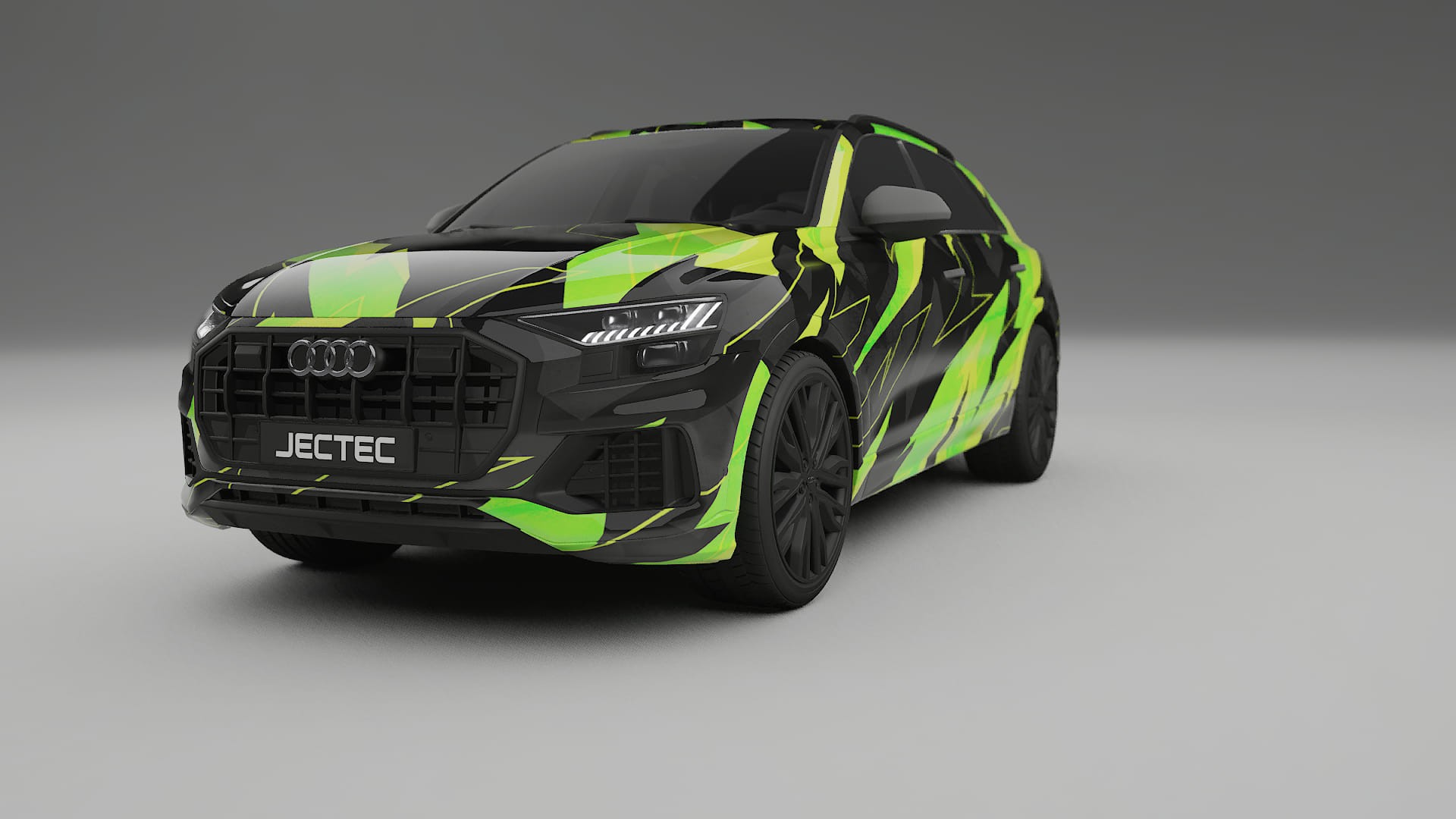 Audi Q8 F1 prefacelift pre-LCI NINJA TURTLES – Ontworpen Wrap PPF Kit van Printbaar Polyurethaanfolie