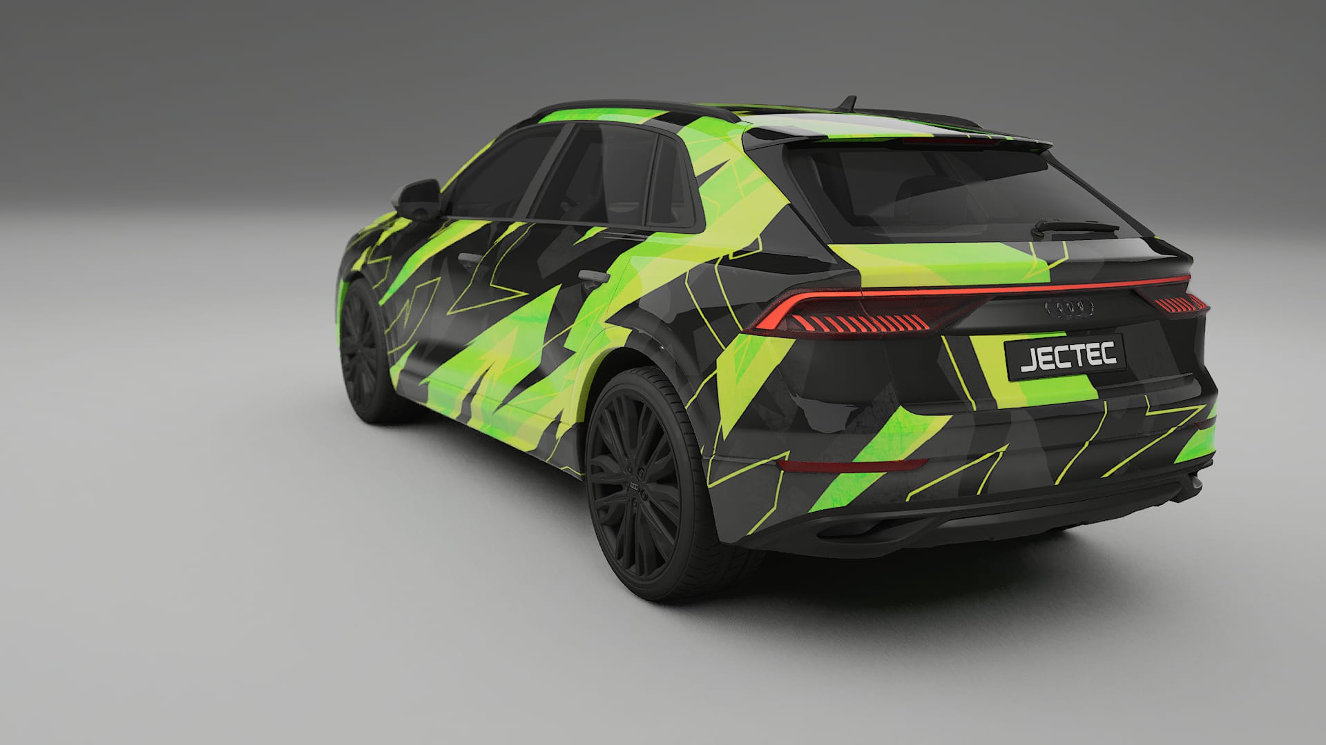 Audi Q8 F1 prefacelift pre-LCI NINJA TURTLES – Ontworpen Wrap PPF Kit van Printbaar Polyurethaanfolie