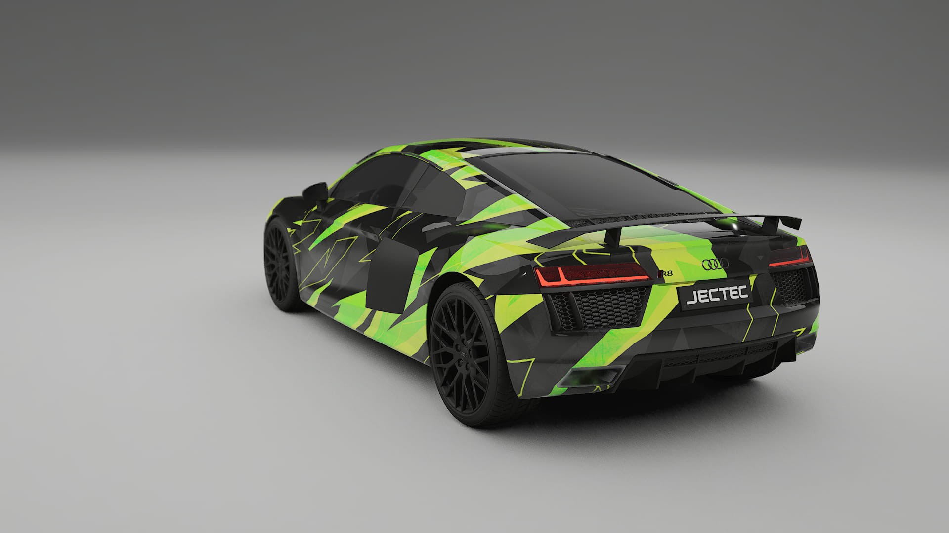 Audi R8 typ-4S prefacelift pre-LCI NINJA TURTLES – Ontworpen Wrap PPF Kit van Printbaar Polyurethaanfolie