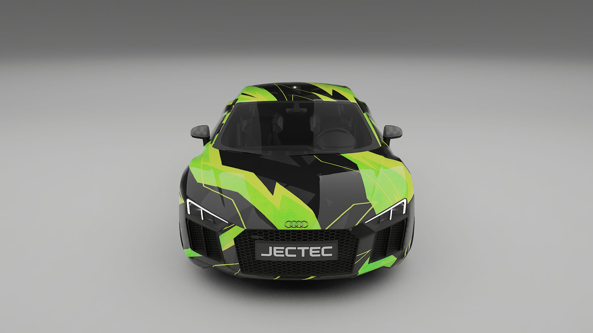 Audi R8 typ-4S prefacelift pre-LCI NINJA TURTLES – Ontworpen Wrap PPF Kit van Printbaar Polyurethaanfolie
