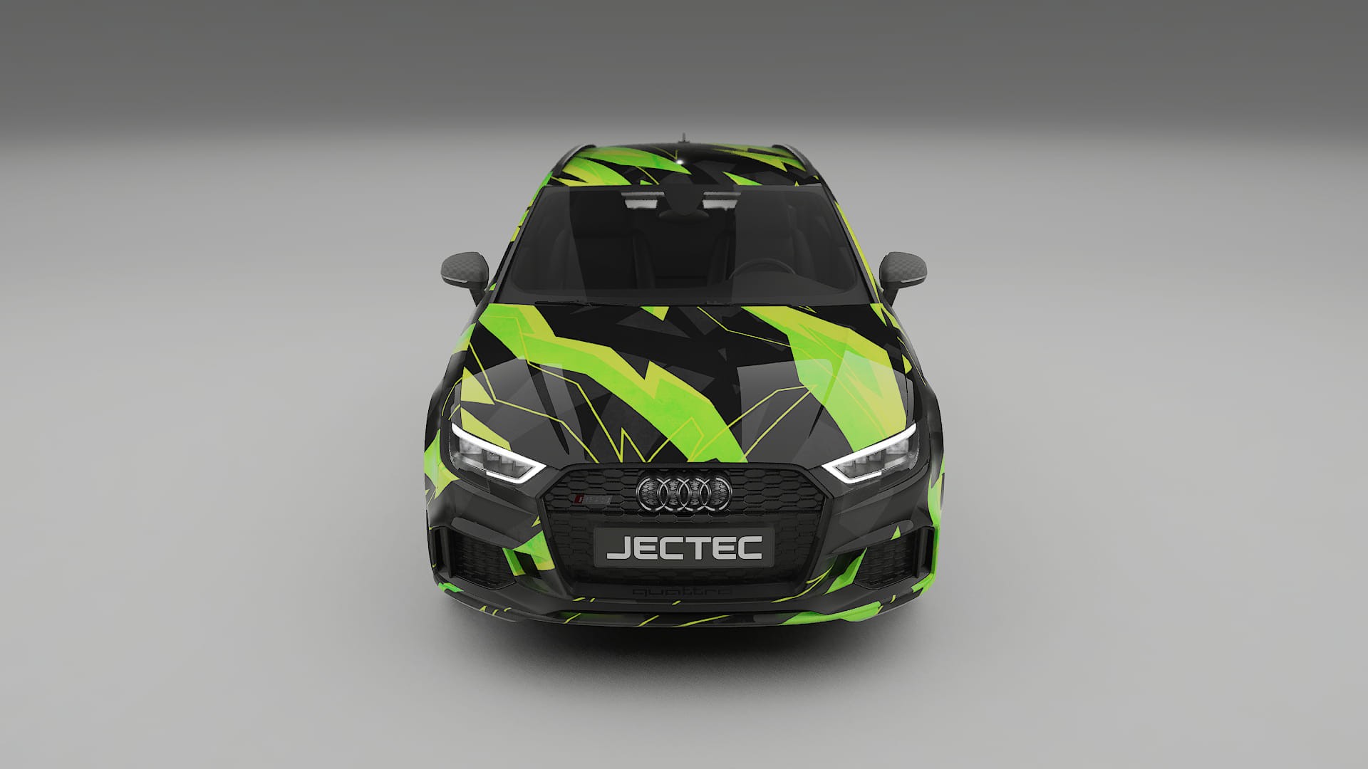 Audi RS3 Sportback 8V facelift LCI NINJA TURTLES – Ontworpen Wrap PPF Kit van Printbaar Polyurethaanfolie