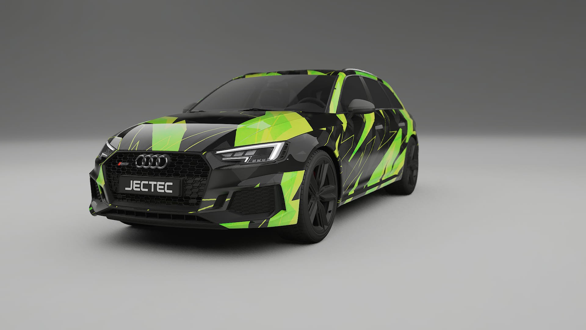 Audi RS4 Avant B9 prefacelift pre-LCI NINJA TURTLES – Ontworpen Wrap PPF Kit van Printbaar Polyurethaanfolie
