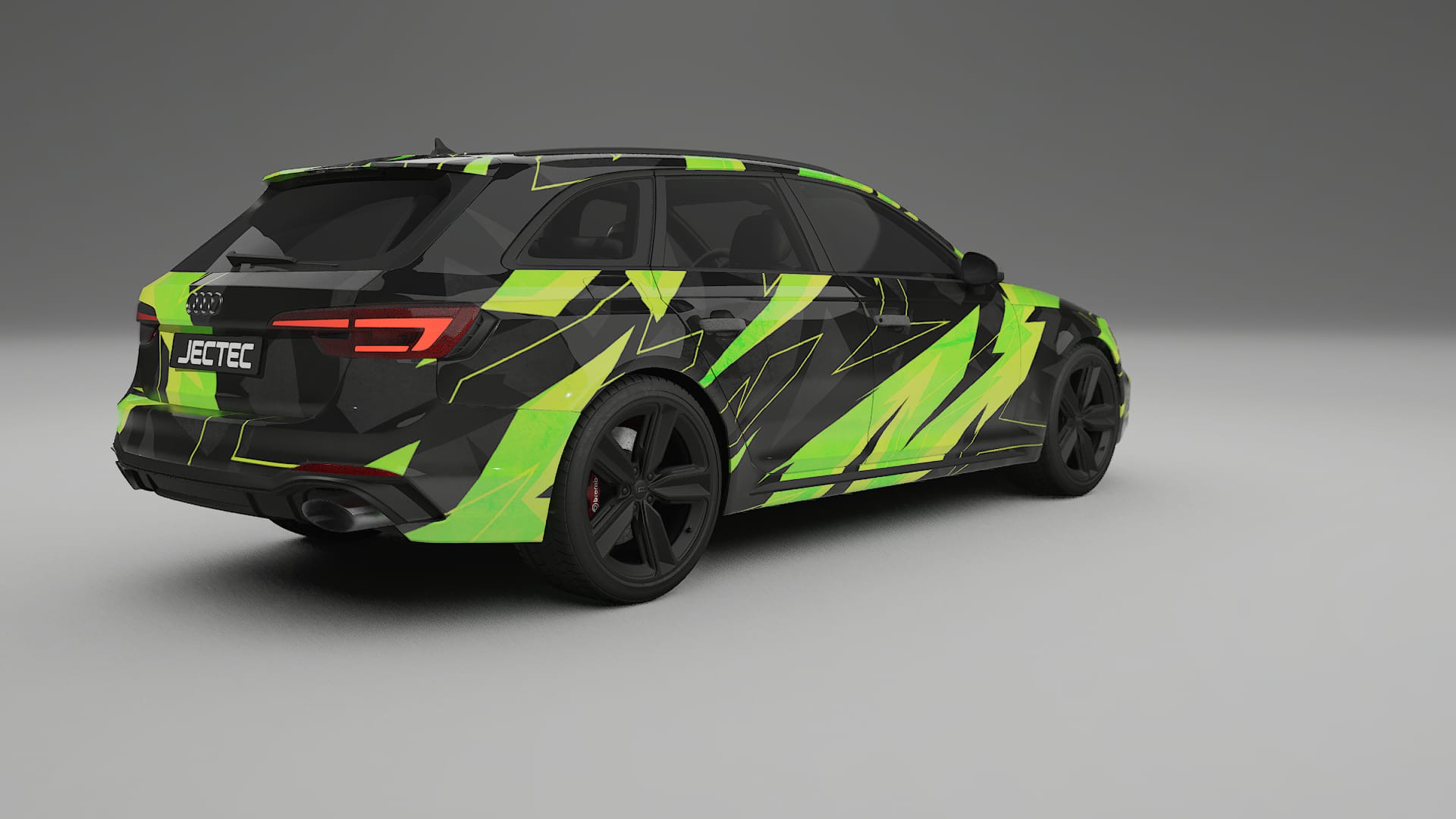 Audi RS4 Avant B9 prefacelift pre-LCI NINJA TURTLES – Ontworpen Wrap PPF Kit van Printbaar Polyurethaanfolie