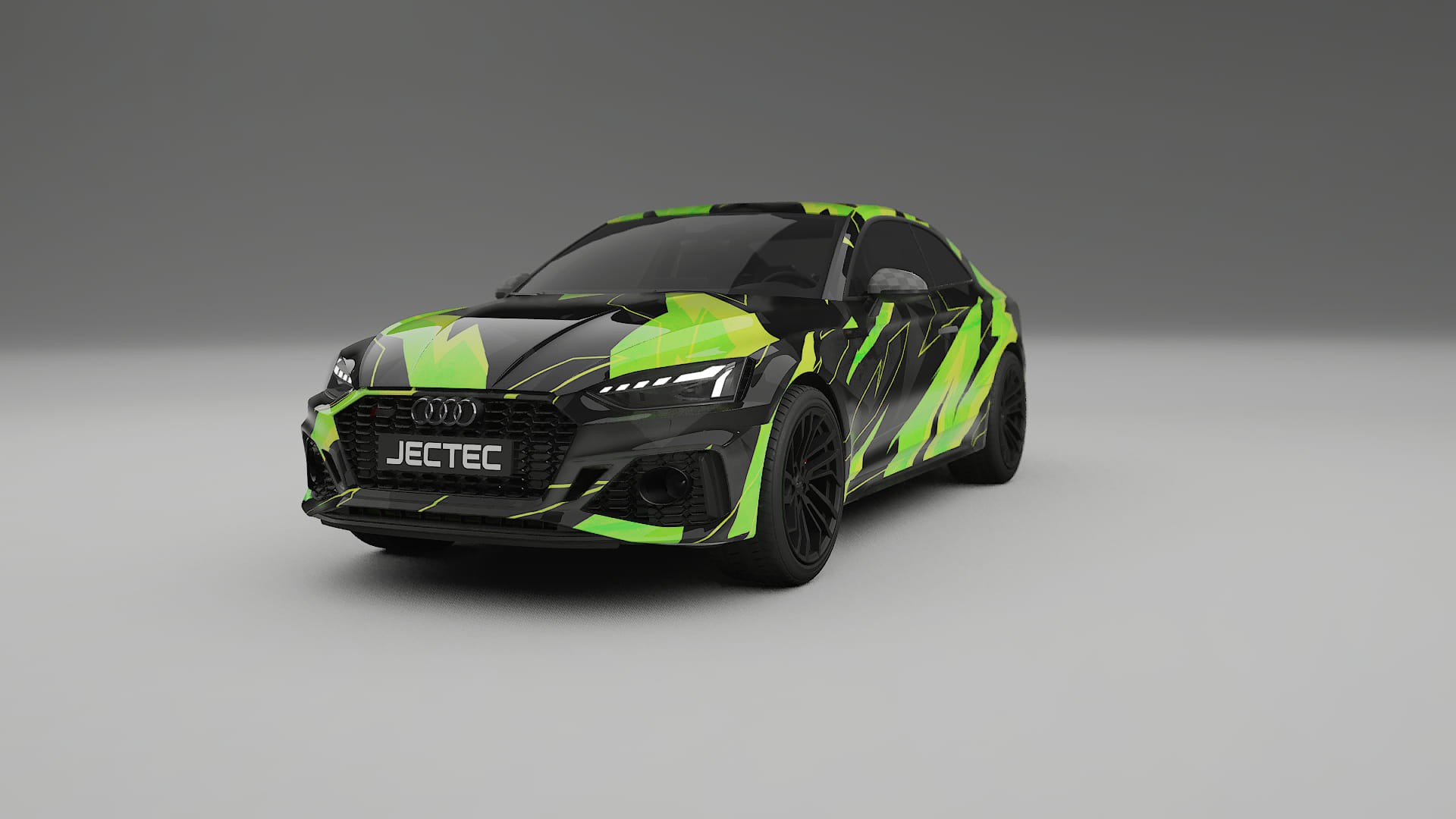 Audi RS5 Coupe B9 facelift pre-LCI NINJA TURTLES – Ontworpen Wrap PPF Kit van Printbaar Polyurethaanfolie
