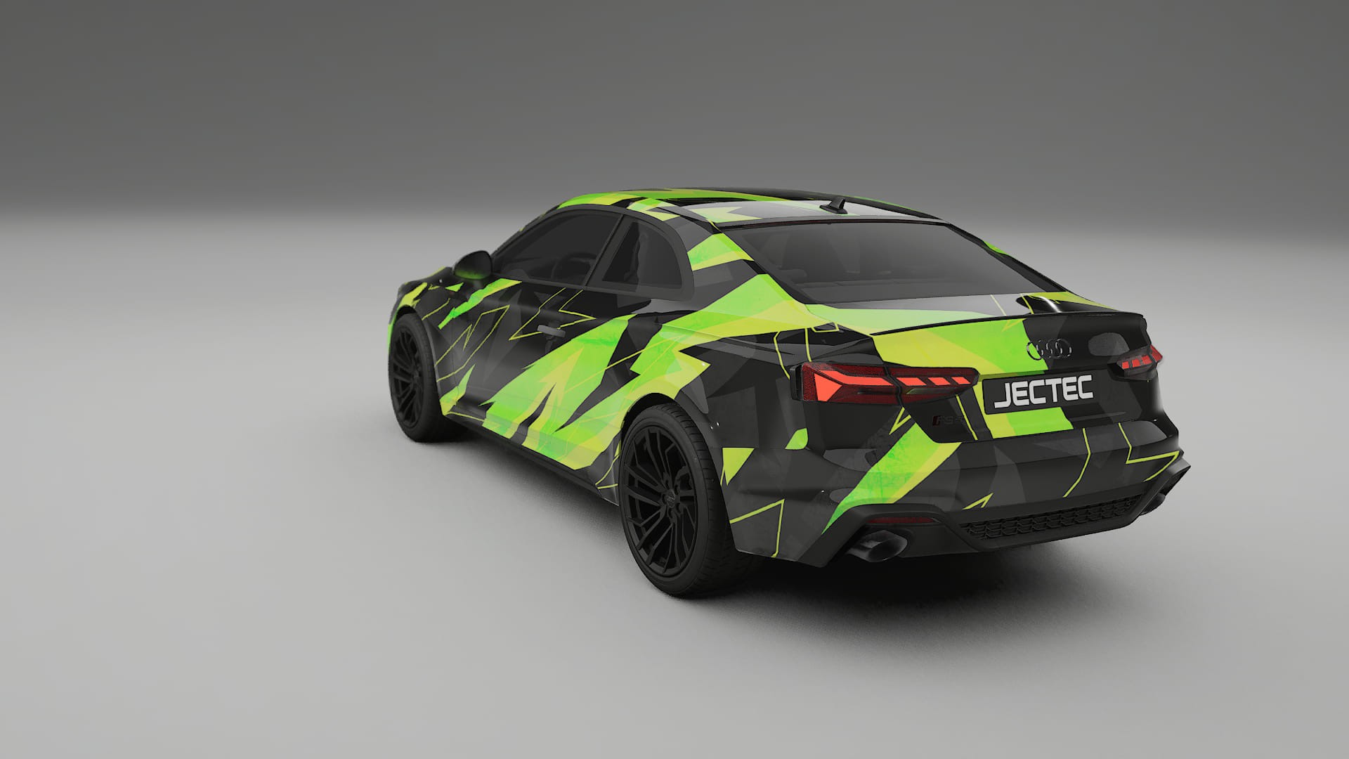 Audi RS5 Coupe B9 facelift pre-LCI NINJA TURTLES – Ontworpen Wrap PPF Kit van Printbaar Polyurethaanfolie