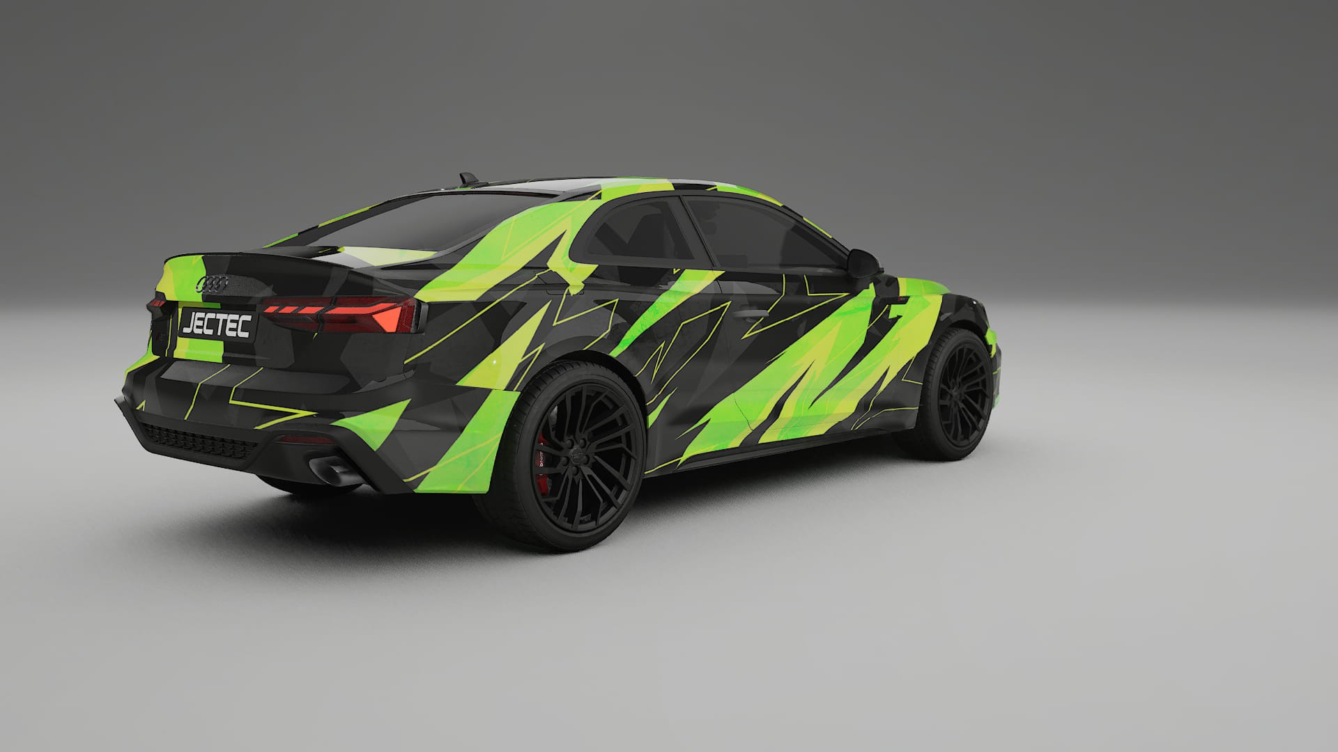 Audi RS5 Coupe B9 facelift pre-LCI NINJA TURTLES – Ontworpen Wrap PPF Kit van Printbaar Polyurethaanfolie