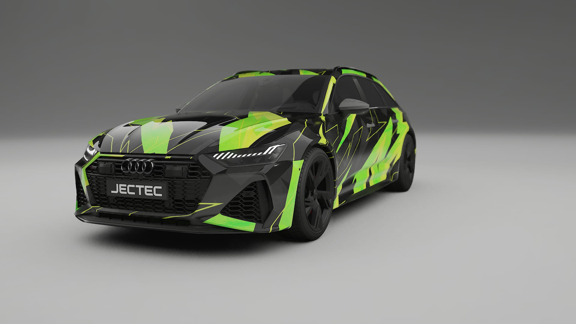 Audi RS6 Avant C8 facelift LCI NINJA TURTLES – Ontworpen Wrap PPF Kit van Printbaar Polyurethaanfolie