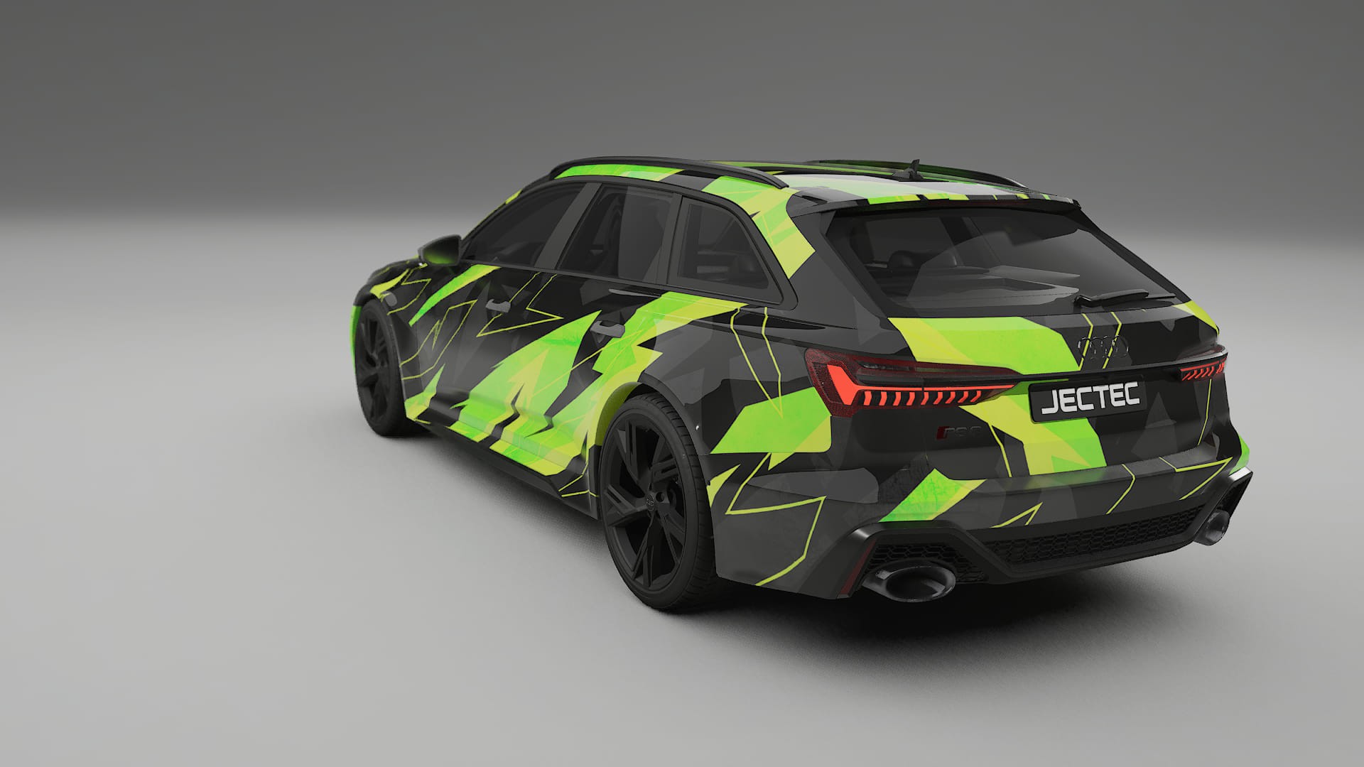 Audi RS6 Avant C8 facelift LCI NINJA TURTLES – Ontworpen Wrap PPF Kit van Printbaar Polyurethaanfolie