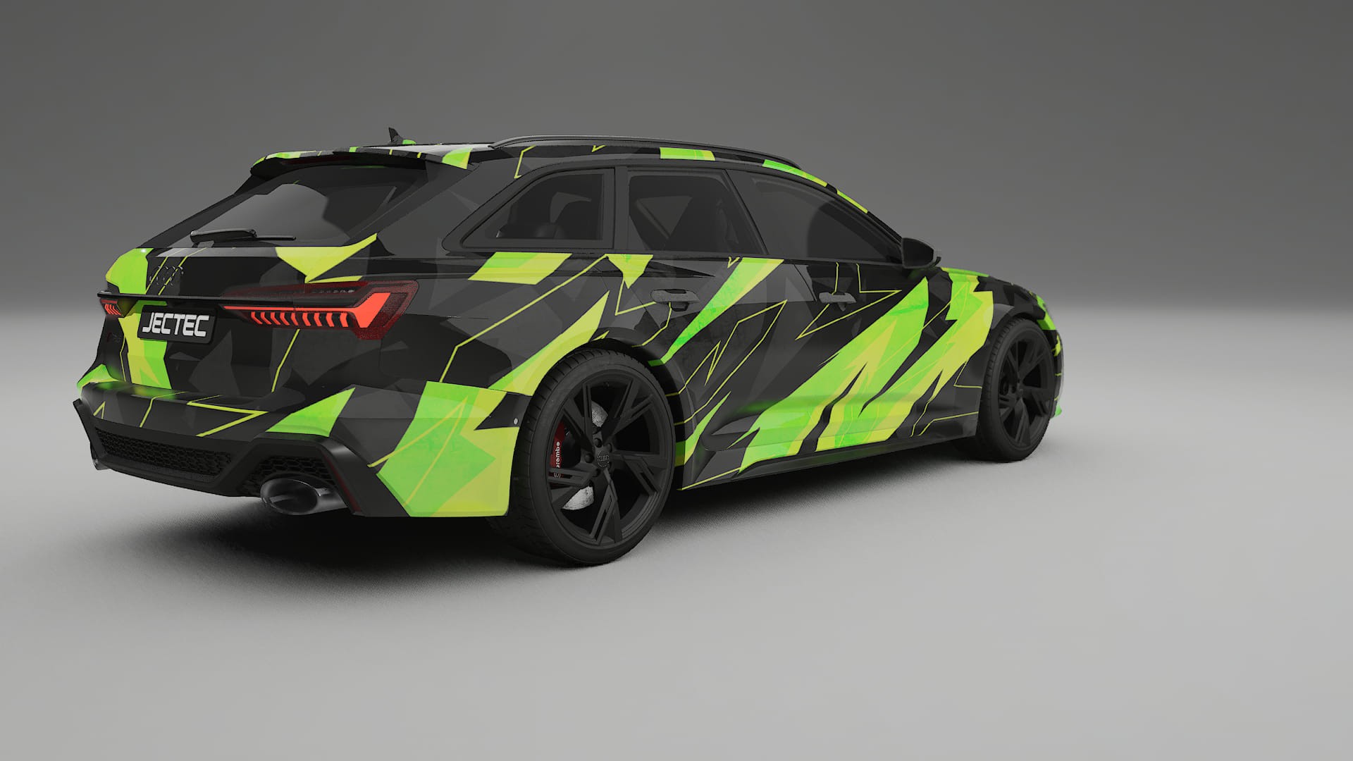 Audi RS6 Avant C8 facelift LCI NINJA TURTLES – Ontworpen Wrap PPF Kit van Printbaar Polyurethaanfolie
