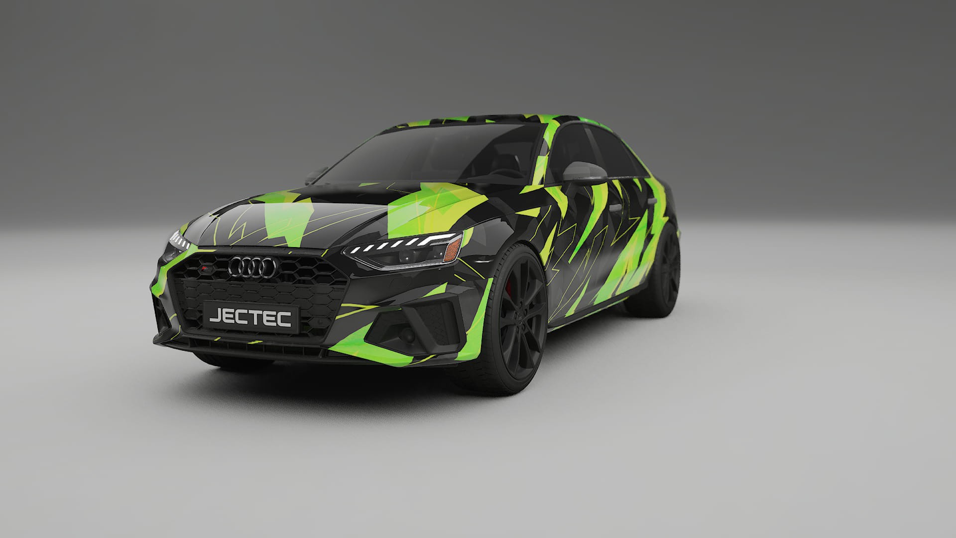 Audi S4 Sedan B9 facelift LCI NINJA TURTLES – Ontworpen Wrap PPF Kit van Printbaar Polyurethaanfolie