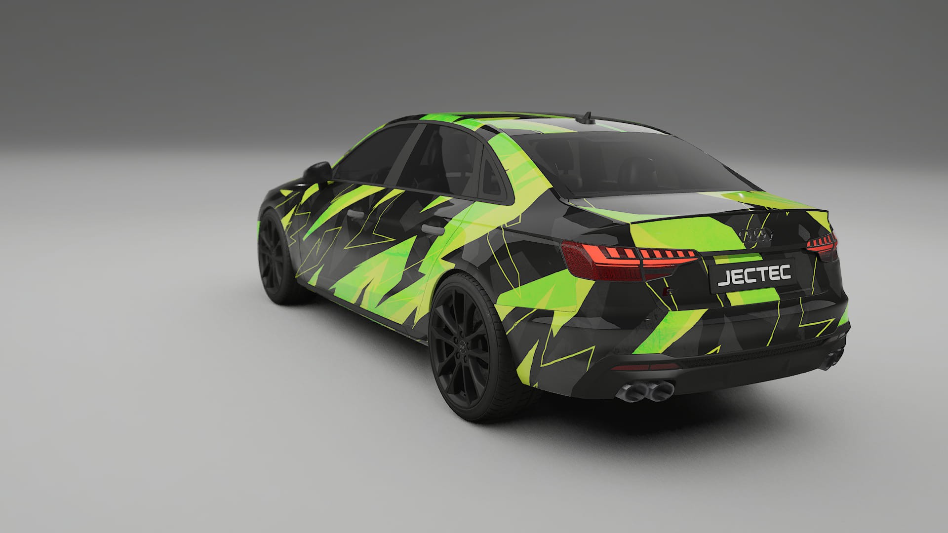 Audi S4 Sedan B9 facelift LCI NINJA TURTLES – Ontworpen Wrap PPF Kit van Printbaar Polyurethaanfolie