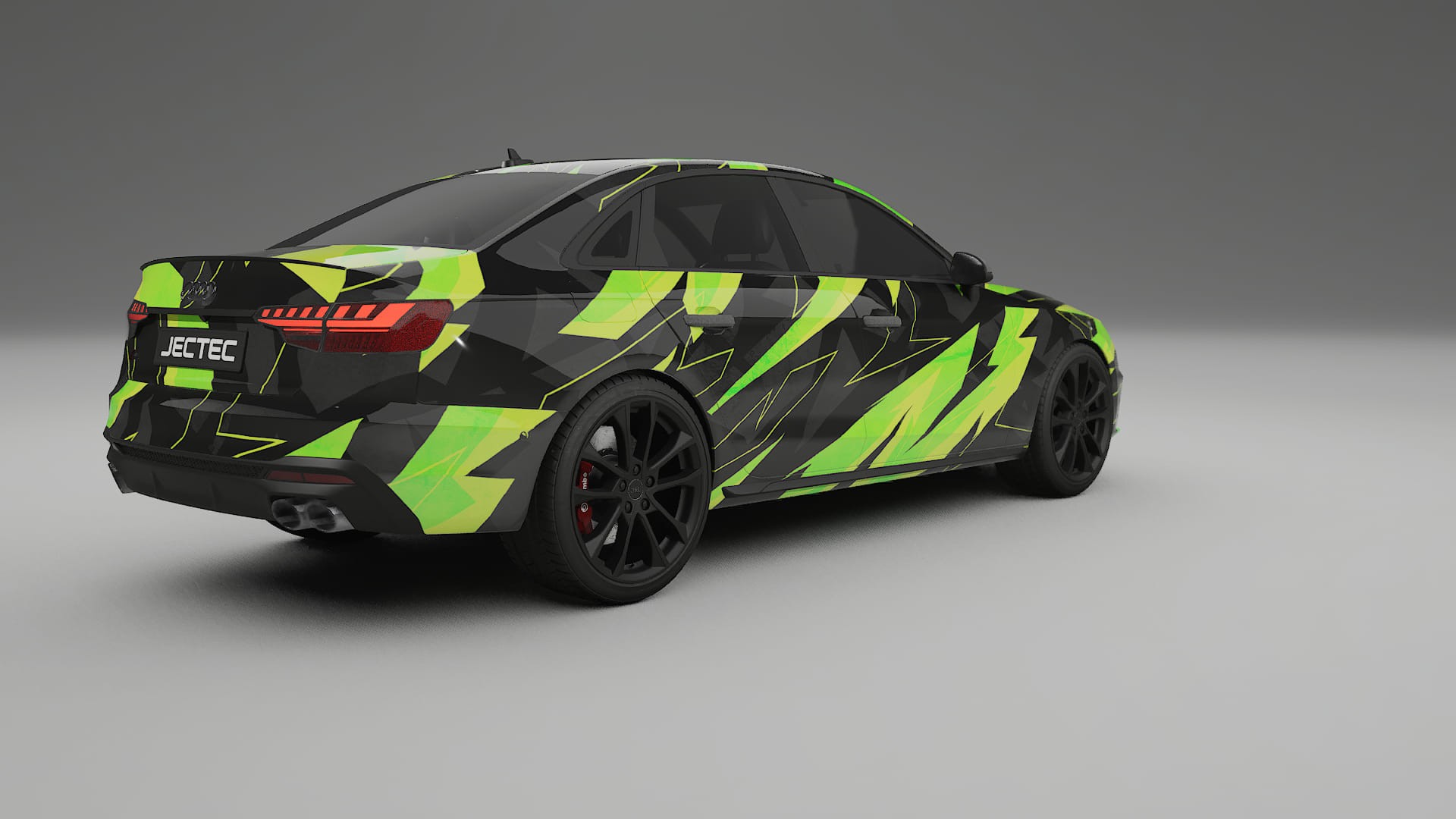 Audi S4 Sedan B9 facelift LCI NINJA TURTLES – Ontworpen Wrap PPF Kit van Printbaar Polyurethaanfolie
