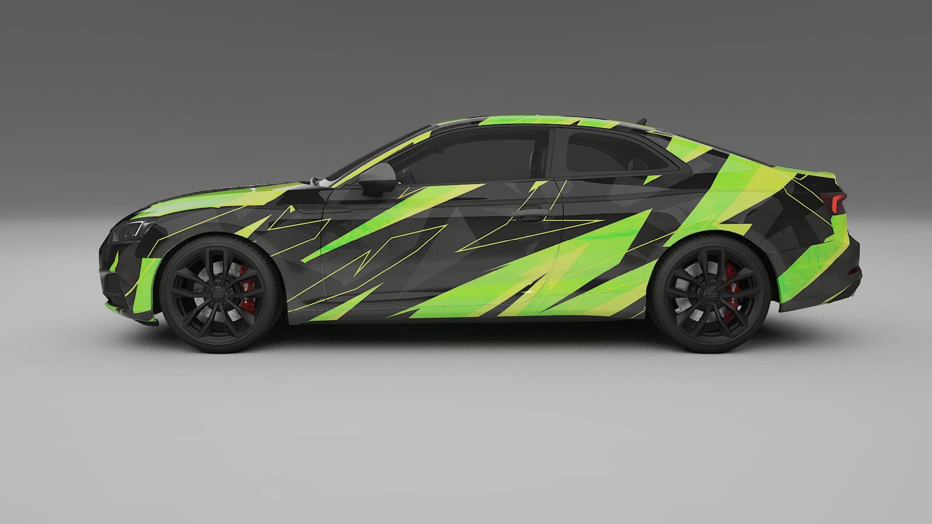 Audi S5 B9 prefacelift pre-LCI NINJA TURTLES – Ontworpen Wrap PPF Kit van Printbaar Polyurethaanfolie