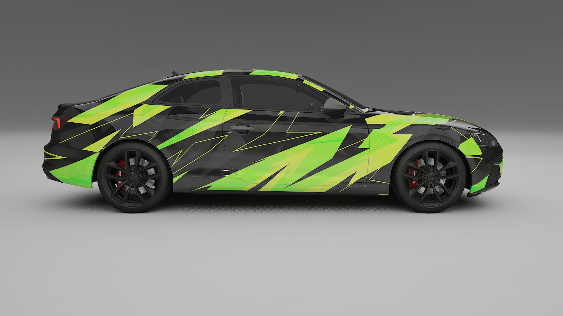 Audi S5 B9 prefacelift pre-LCI NINJA TURTLES – Ontworpen Wrap PPF Kit van Printbaar Polyurethaanfolie