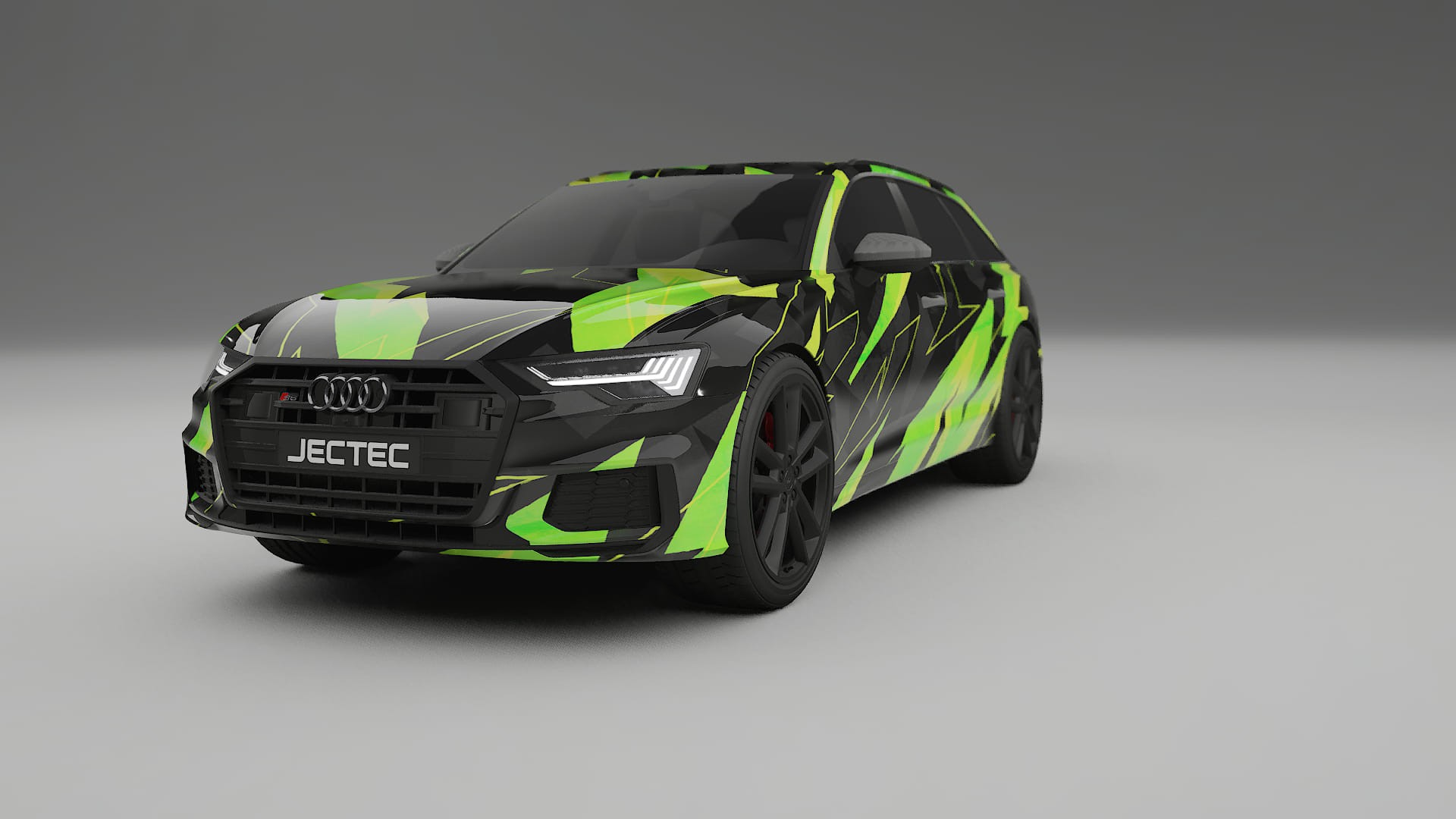 Audi S6 Avant prefacelift pre-LCI C8 NINJA TURTLES – Ontworpen Wrap PPF Kit van Printbaar Polyurethaanfolie