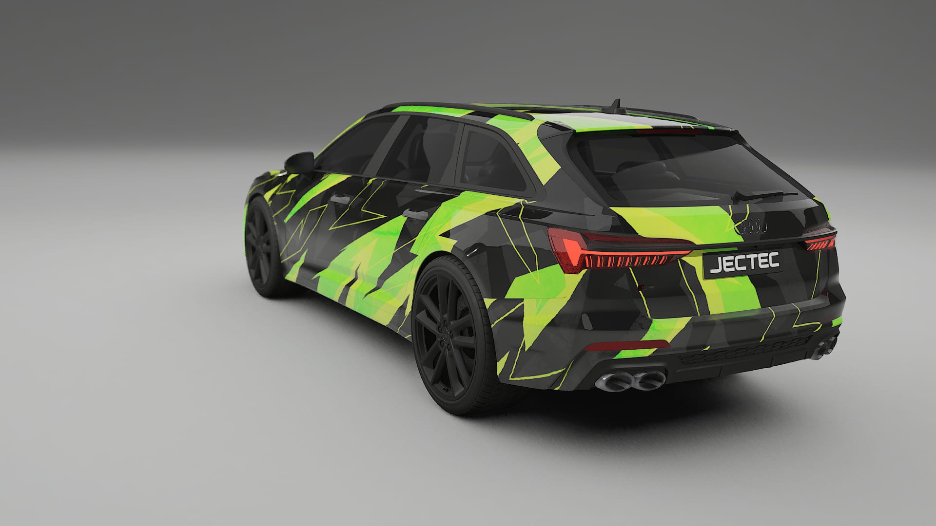 Audi S6 Avant prefacelift pre-LCI C8 NINJA TURTLES – Ontworpen Wrap PPF Kit van Printbaar Polyurethaanfolie
