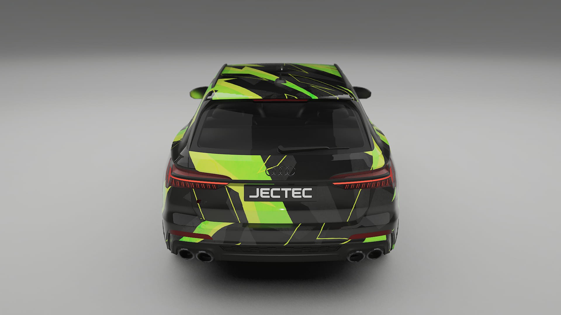 Audi S6 Avant prefacelift pre-LCI C8 NINJA TURTLES – Ontworpen Wrap PPF Kit van Printbaar Polyurethaanfolie