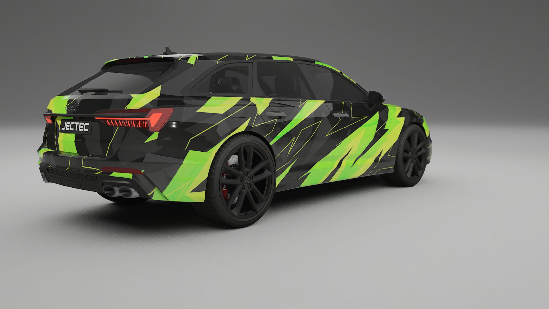Audi S6 Avant prefacelift pre-LCI C8 NINJA TURTLES – Ontworpen Wrap PPF Kit van Printbaar Polyurethaanfolie