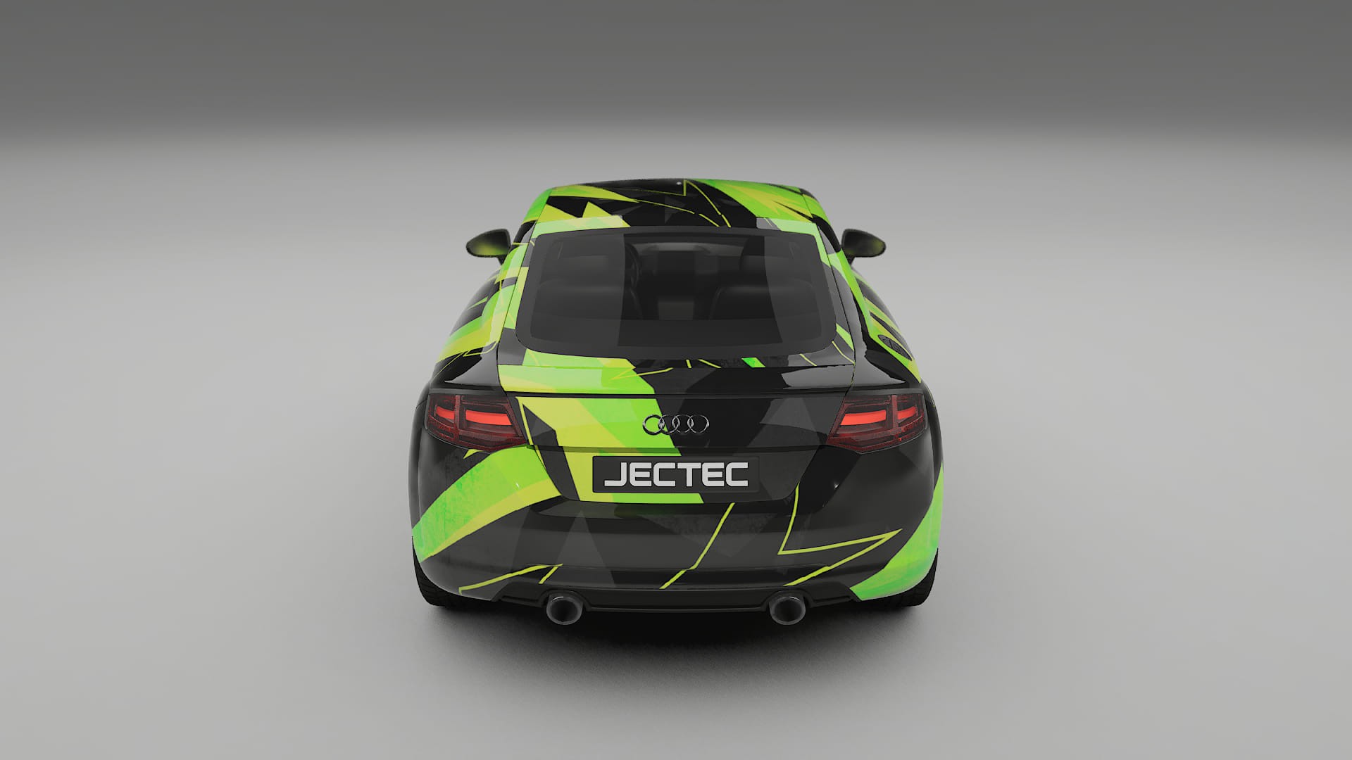 Audi TT Coupe 8S prefacelift pre-LCI NINJA TURTLES – Ontworpen Wrap PPF Kit van Printbaar Polyurethaanfolie