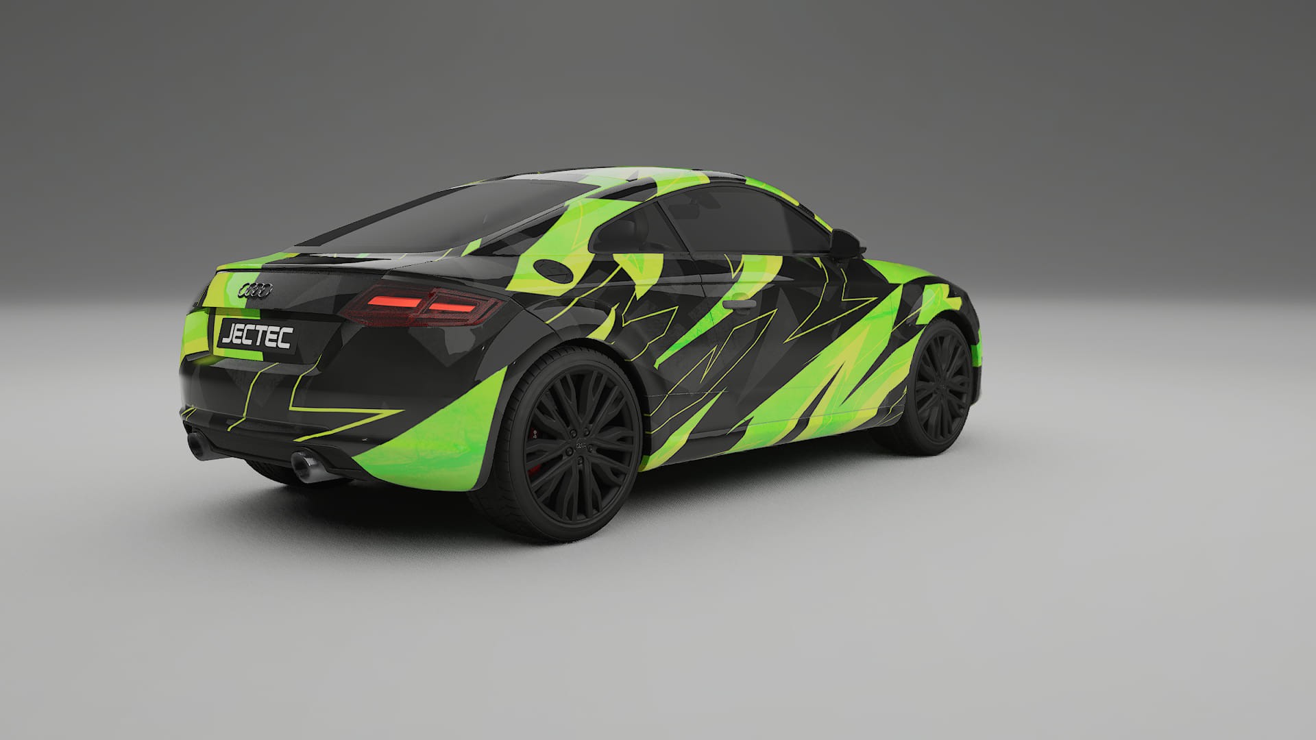 Audi TT Coupe 8S prefacelift pre-LCI NINJA TURTLES – Ontworpen Wrap PPF Kit van Printbaar Polyurethaanfolie
