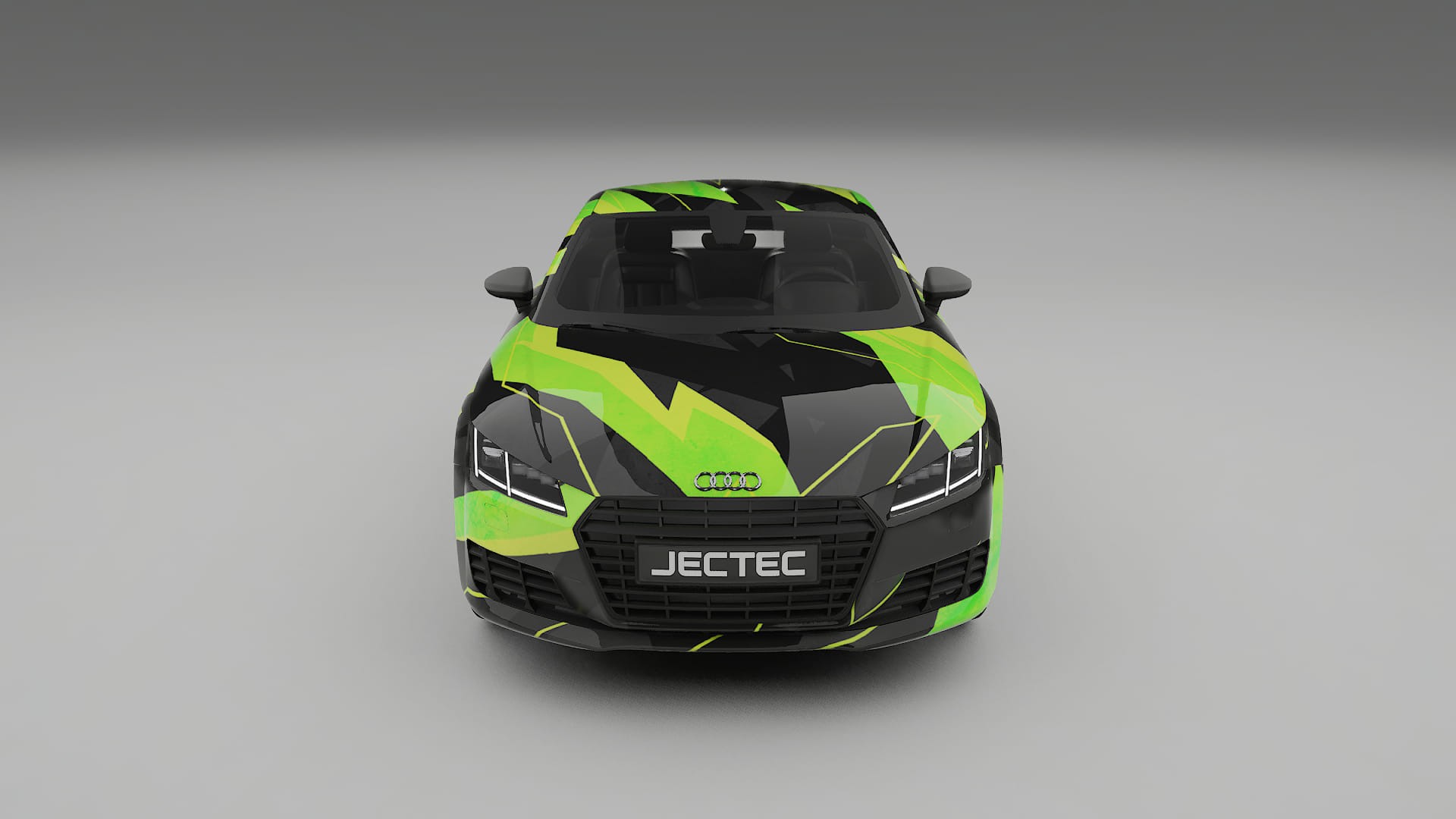Audi TT Coupe 8S prefacelift pre-LCI NINJA TURTLES – Ontworpen Wrap PPF Kit van Printbaar Polyurethaanfolie