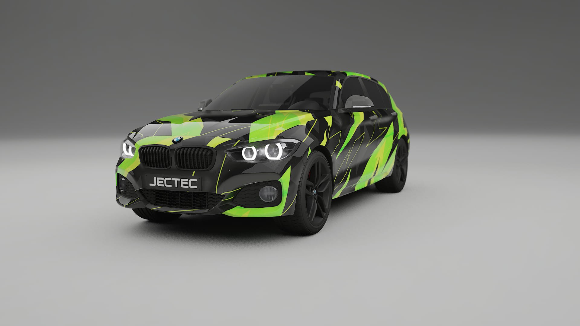 BMW 1 F20 facelift LCI NINJA TURTLES – Ontworpen Wrap PPF Kit van Printbaar Polyurethaanfolie