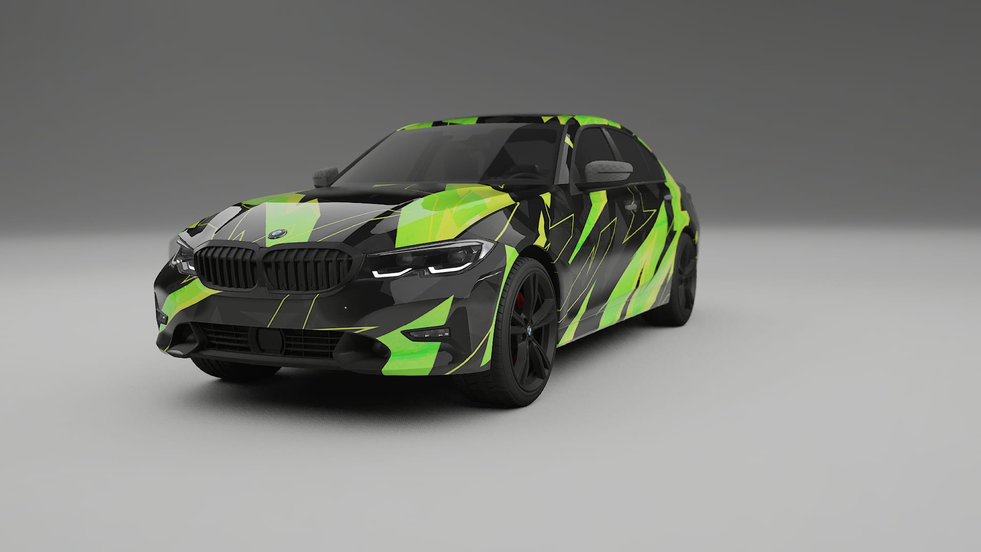BMW 3 G20 prefacelift pre-LCI NINJA TURTLES – Ontworpen Wrap PPF Kit van Printbaar Polyurethaanfolie