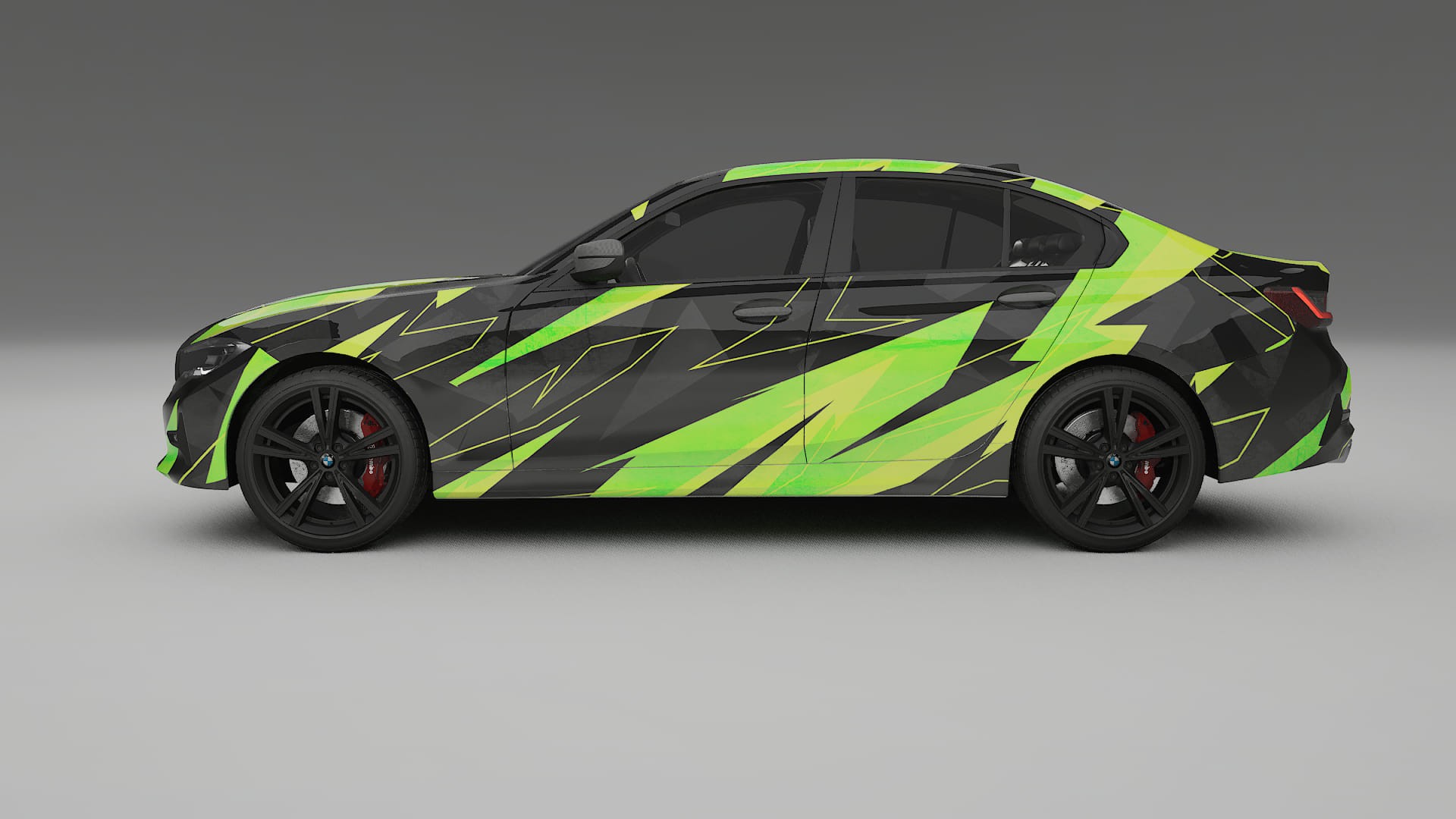 BMW 3 G20 prefacelift pre-LCI NINJA TURTLES – Ontworpen Wrap PPF Kit van Printbaar Polyurethaanfolie